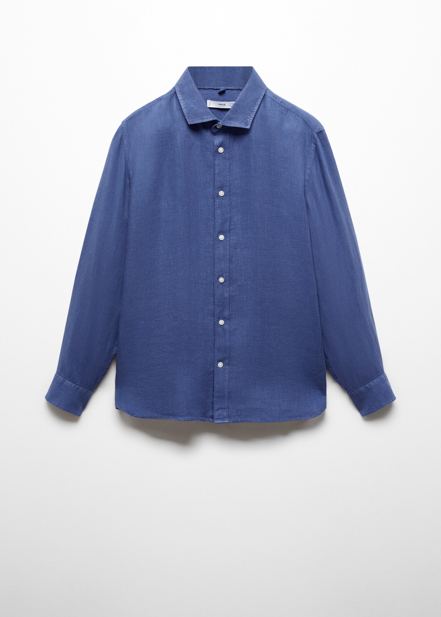 Classic fit 100% linen shirt - Article without model