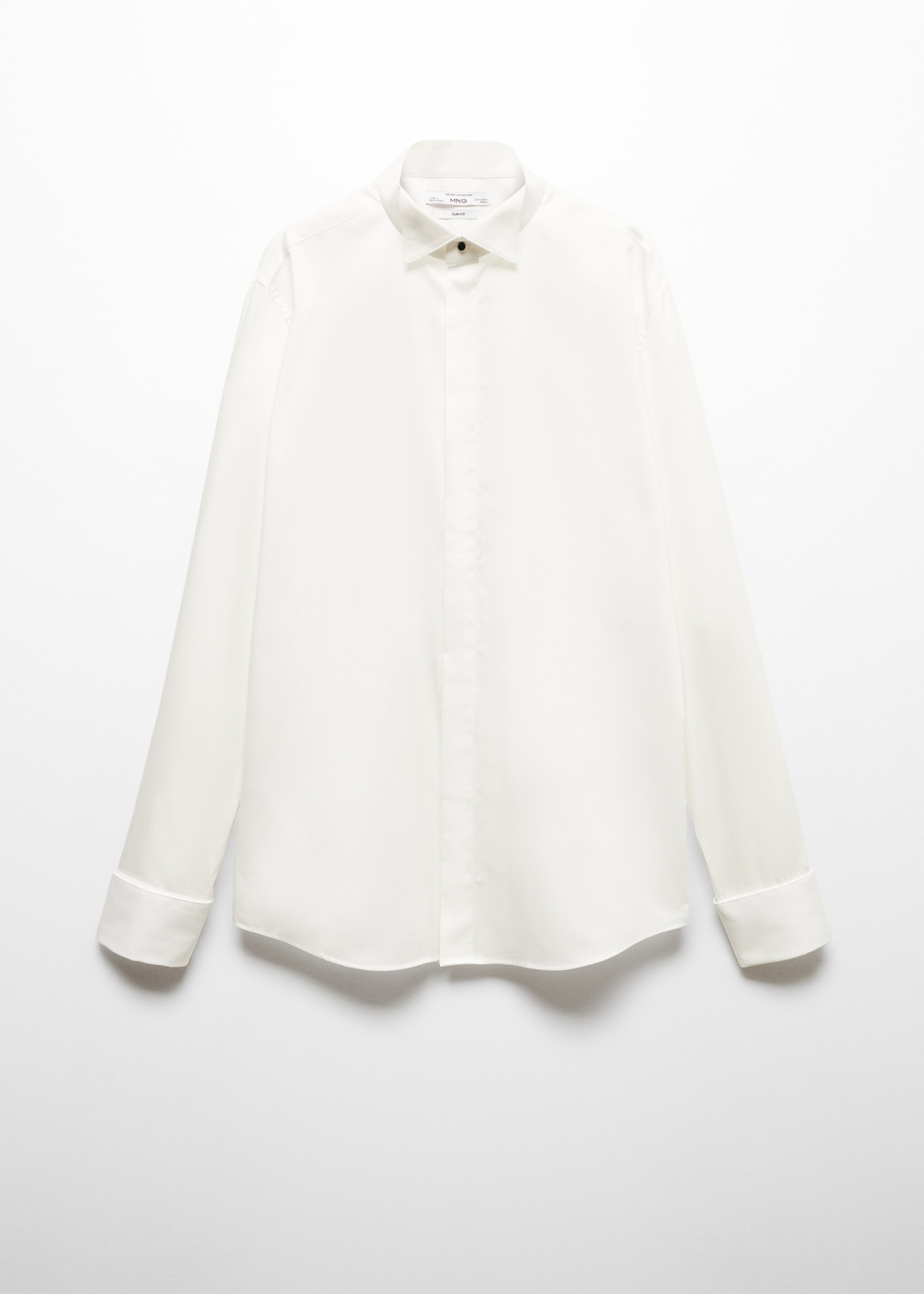 Slim-fit tuxedo shirt - Article without model