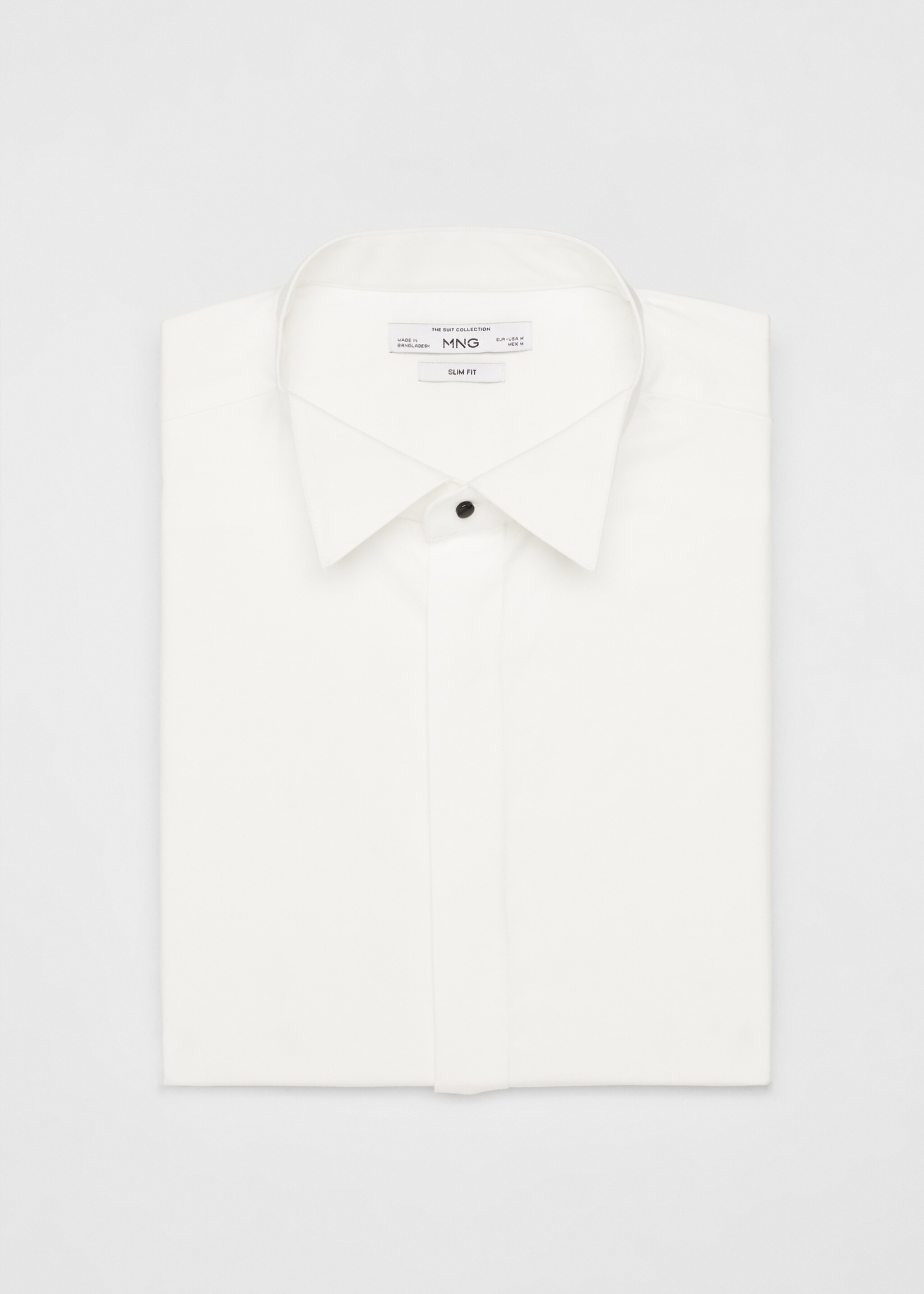 Slim-fit tuxedo shirt - Details of the article 8