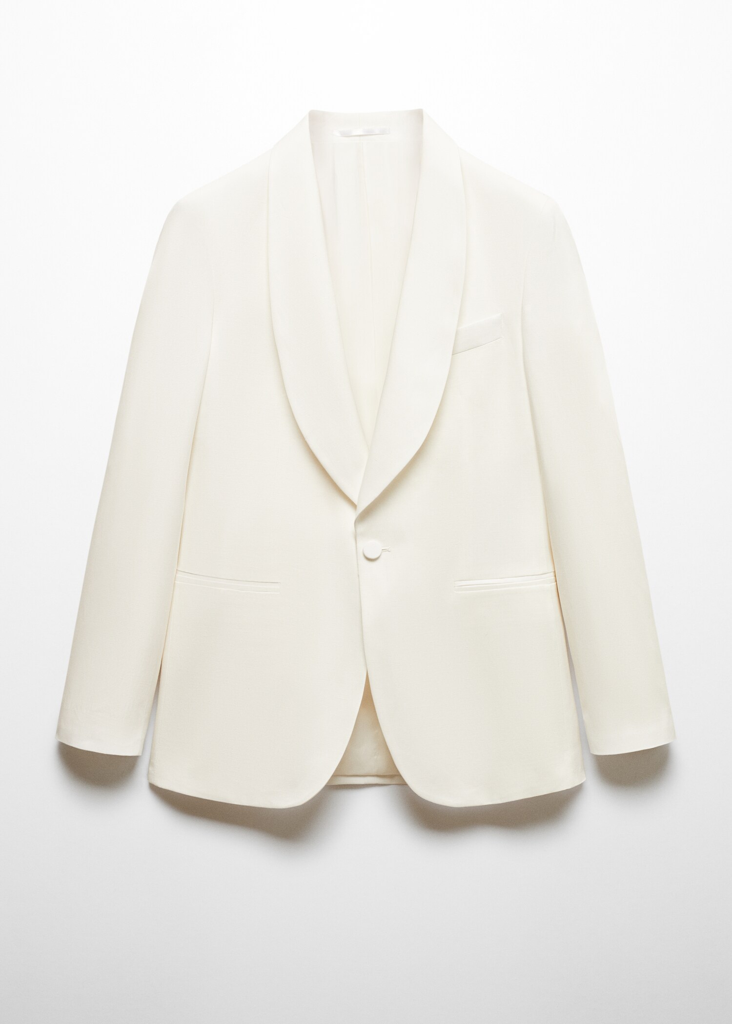 Veste smoking slim-fit Tencel lin - Article sans modèle