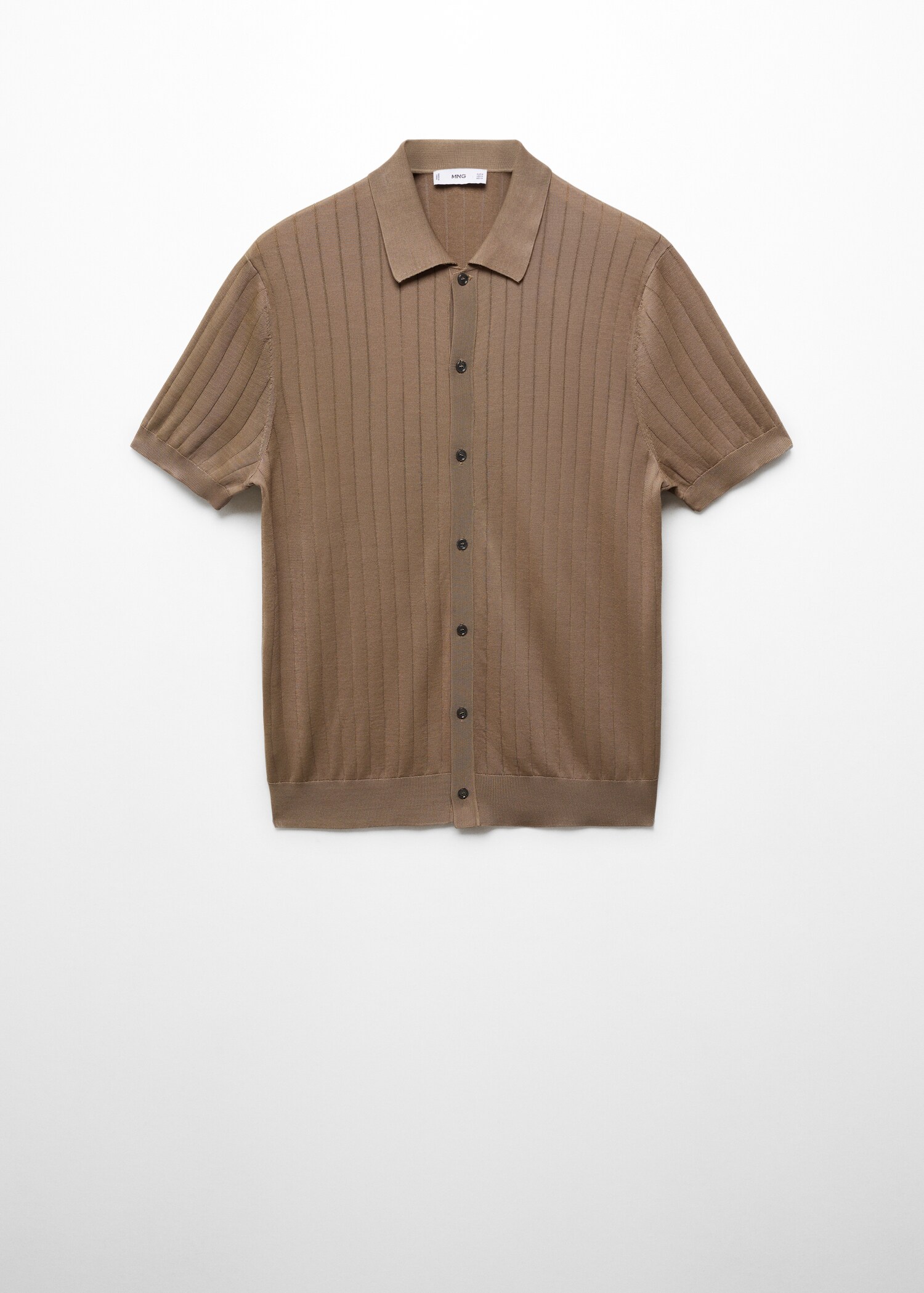 Strick-Poloshirt mit Knöpfen - Artikel ohne Model