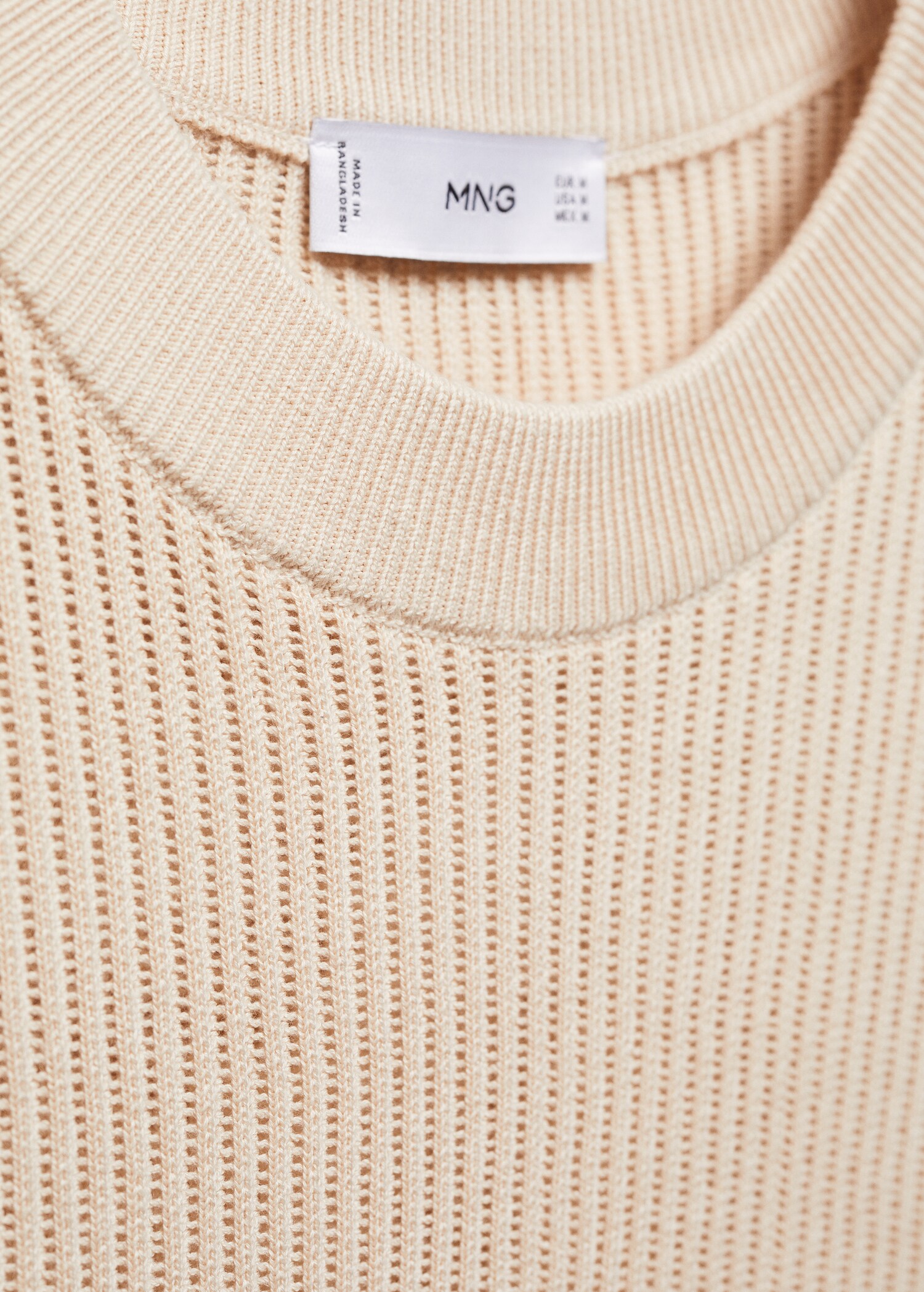T-shirt coton côtelé - Détail de l'article 8