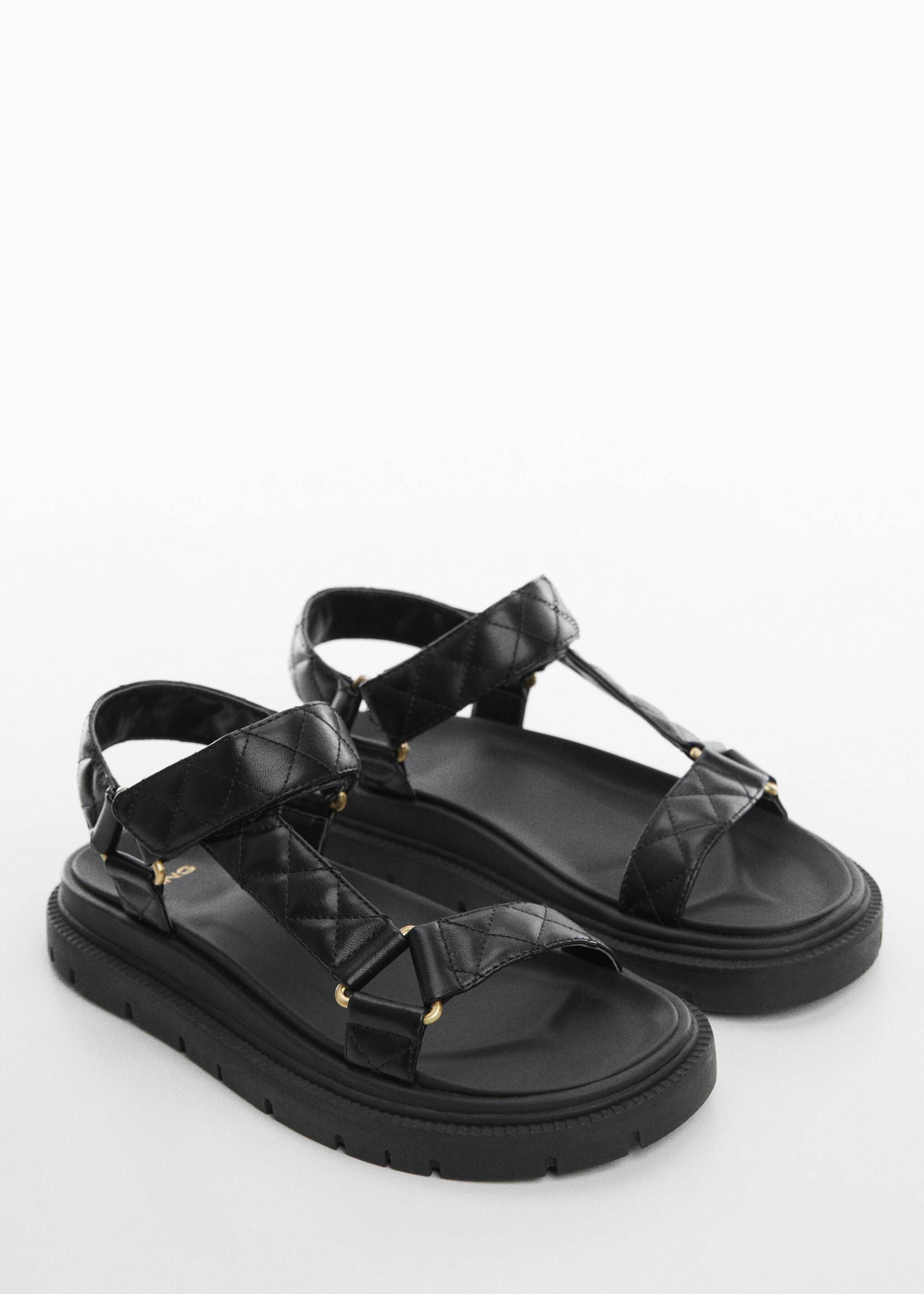 Velcro padded sandal - Medium plane
