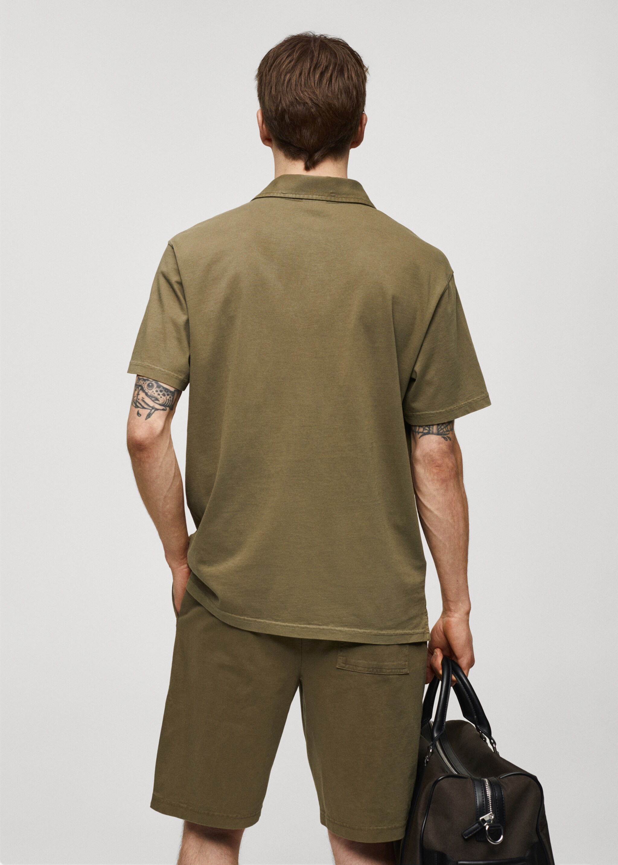 Polo 100% cotone relaxed-fit - Retro dell'articolo