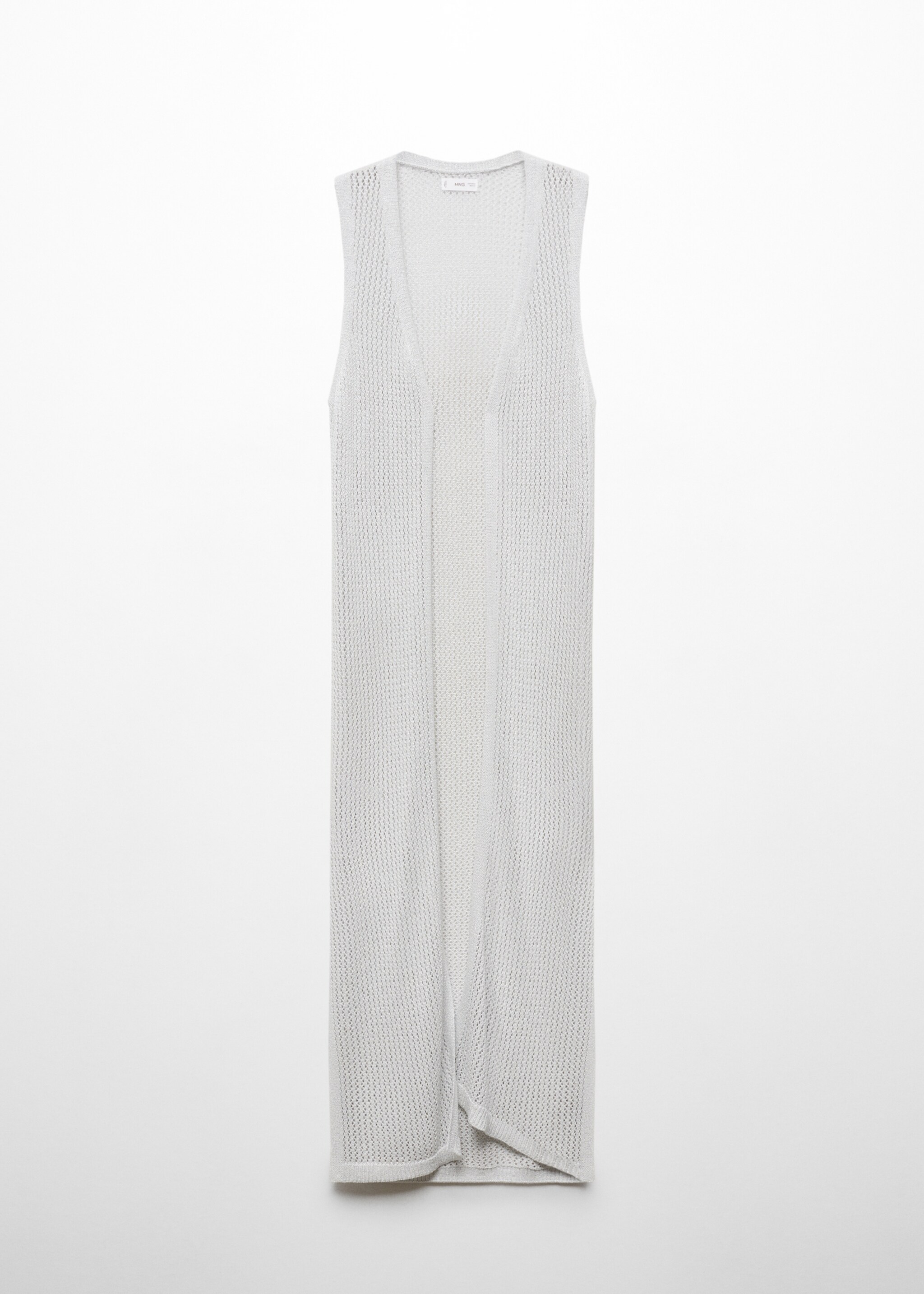 Openwork lurex vest - Article without model