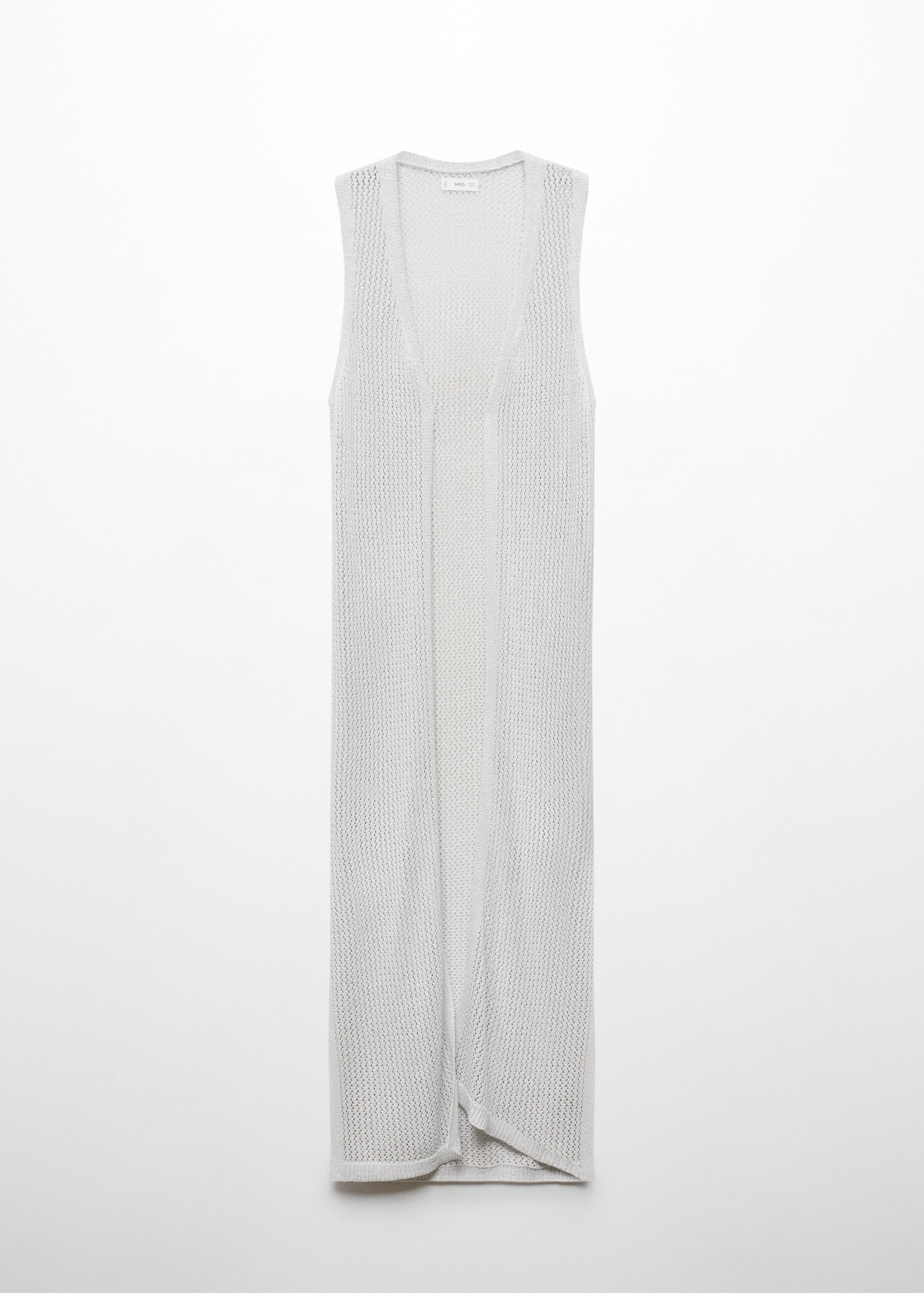 Openwork lurex vest - Article without model