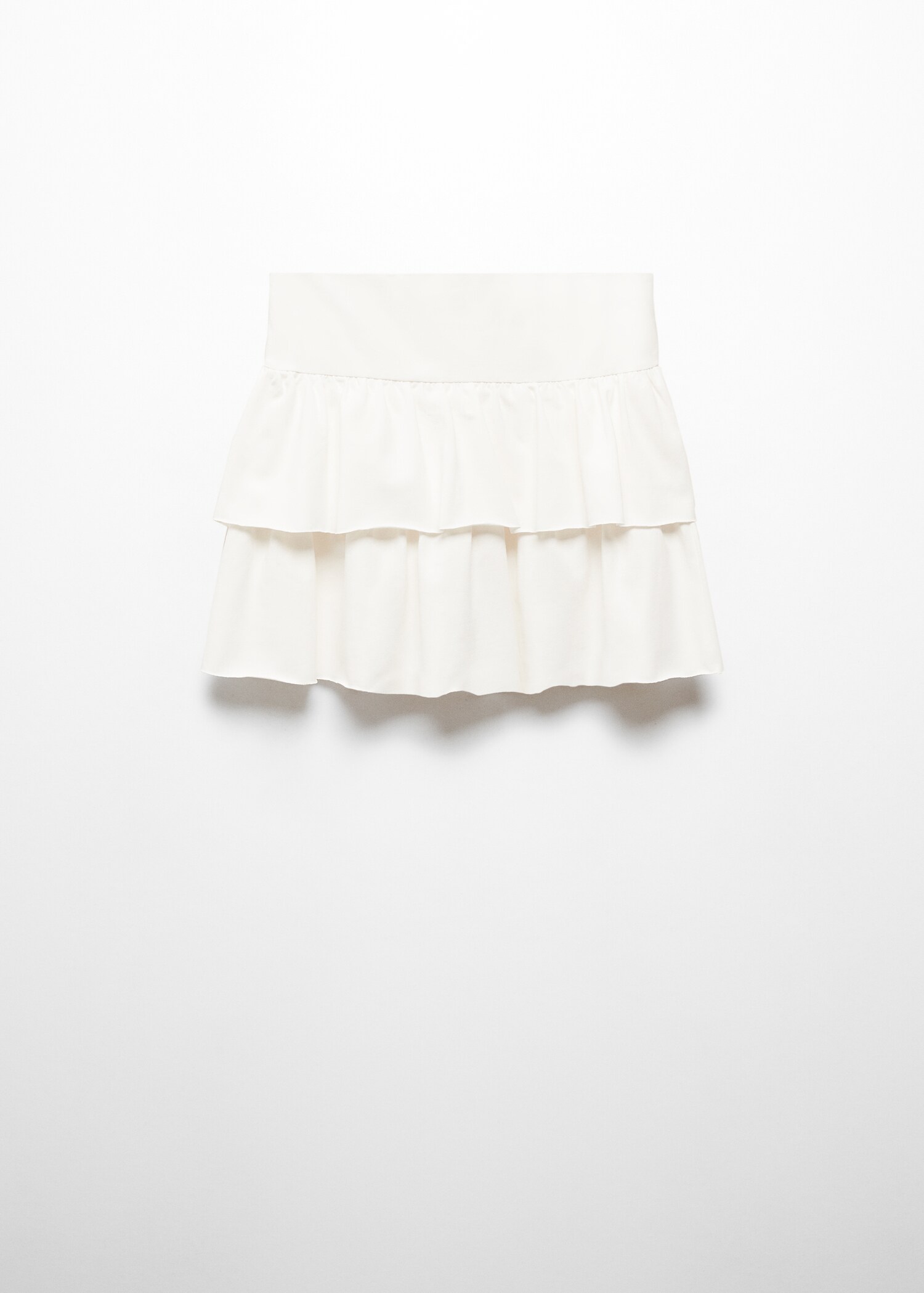 Ruffled cotton skirt - Article without model