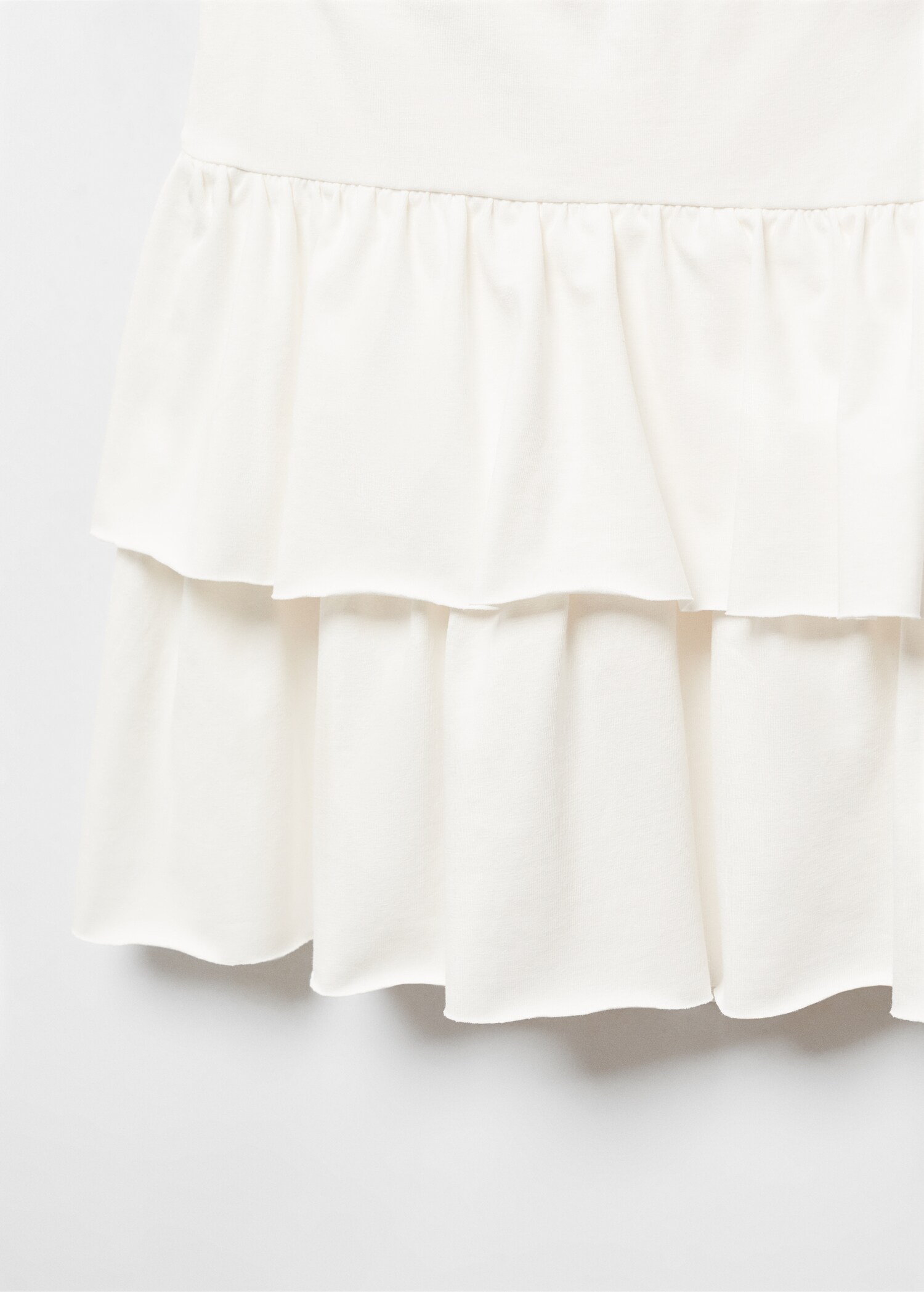 Ruffled cotton skirt - Details of the article 8