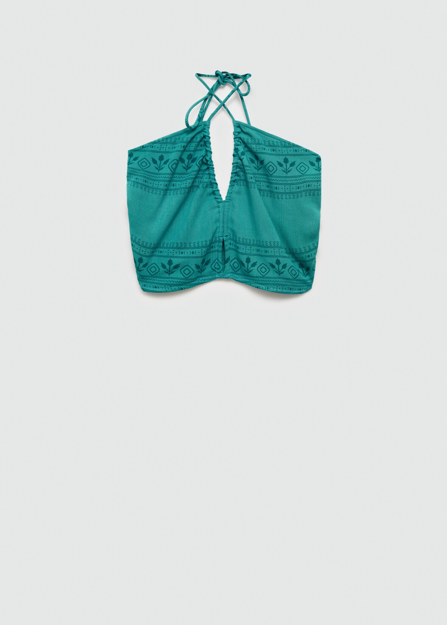 Gemustertes Crop-Top - Artikel ohne Model