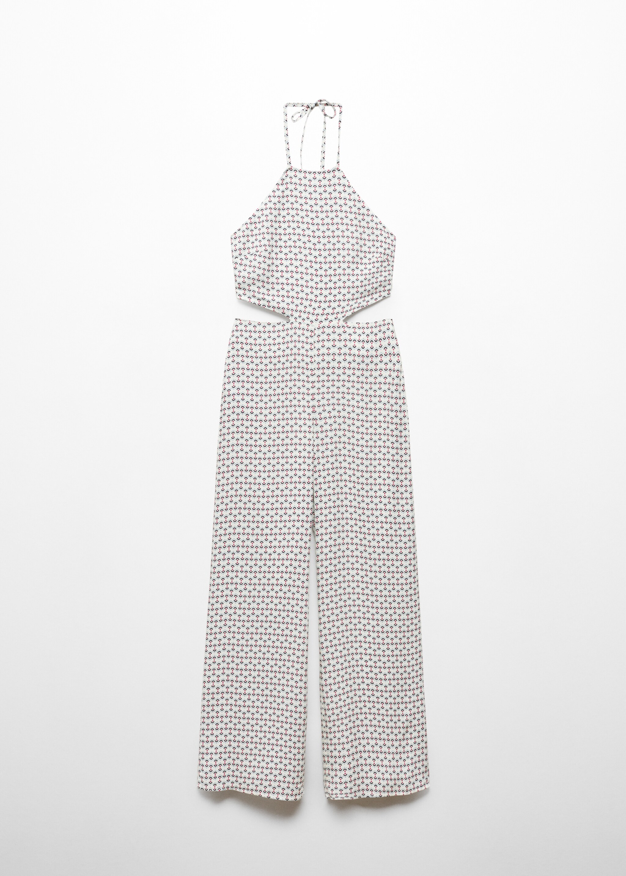 Printed jumpsuit with openings - Article without model