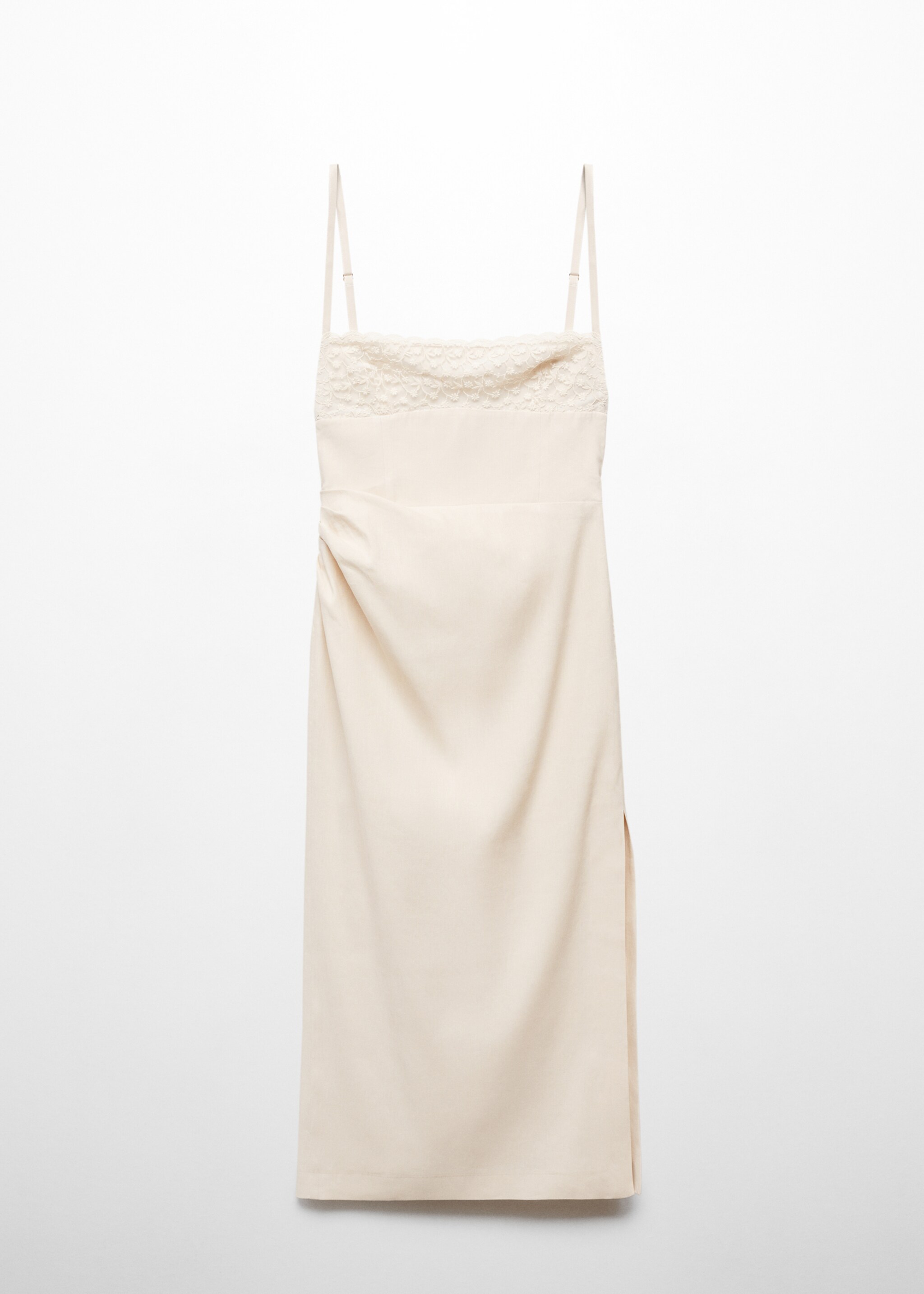 Robe lin détail brodé - Article sans modèle
