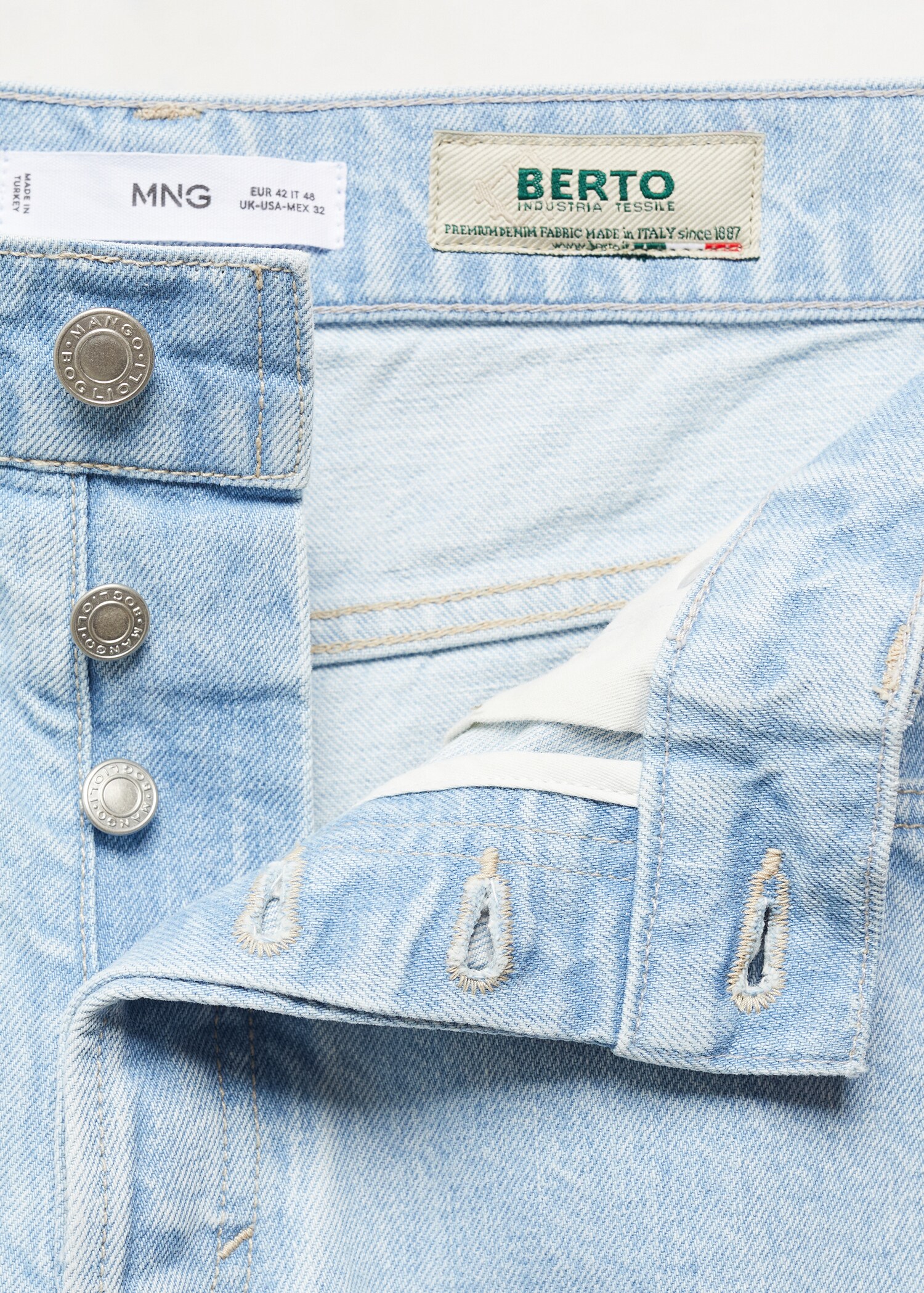 Jeans regular fit algodón tencel BERTO® - Detalle del artículo 8