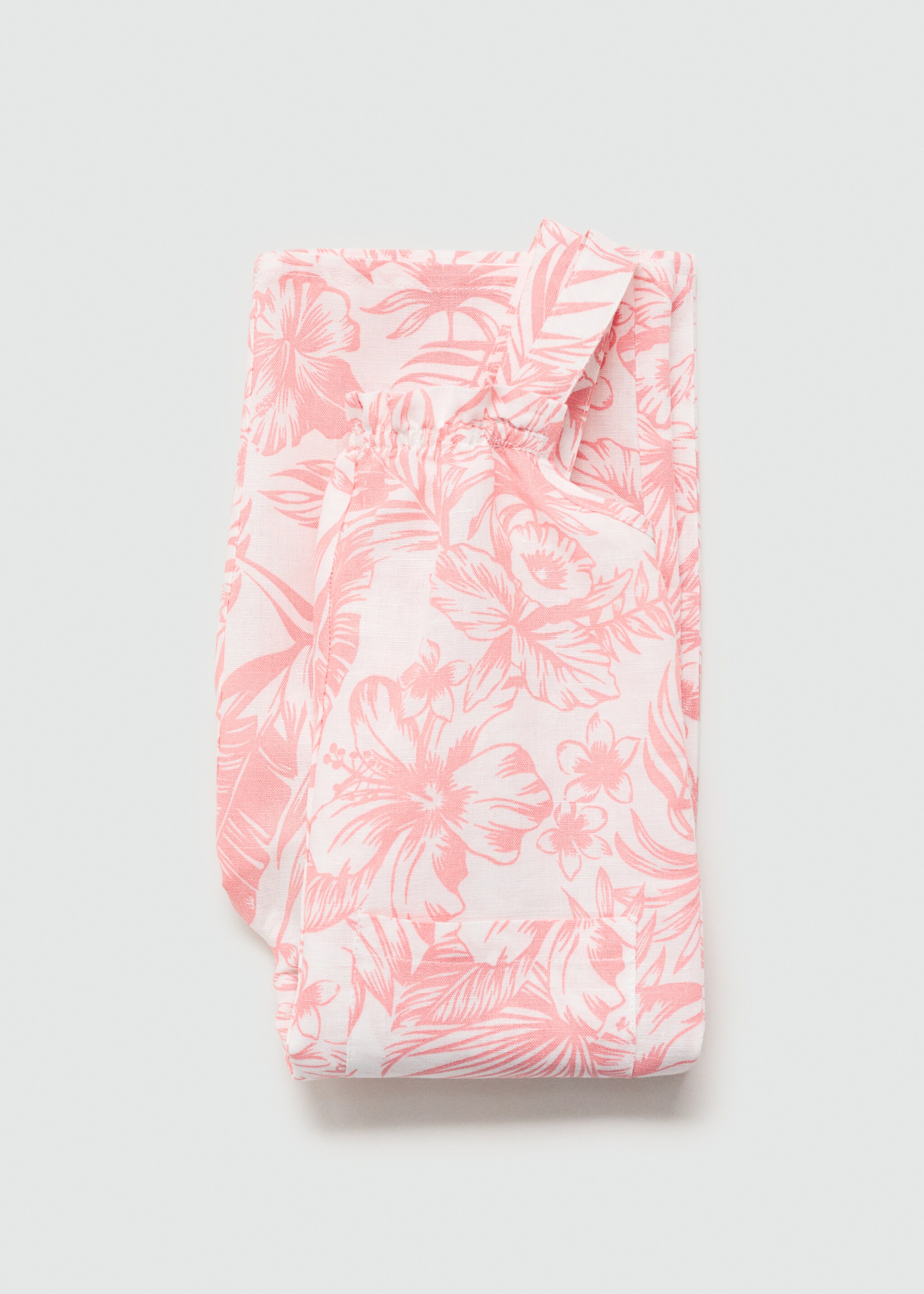 Macacão de linho estampado - Pormenor do artigo 8