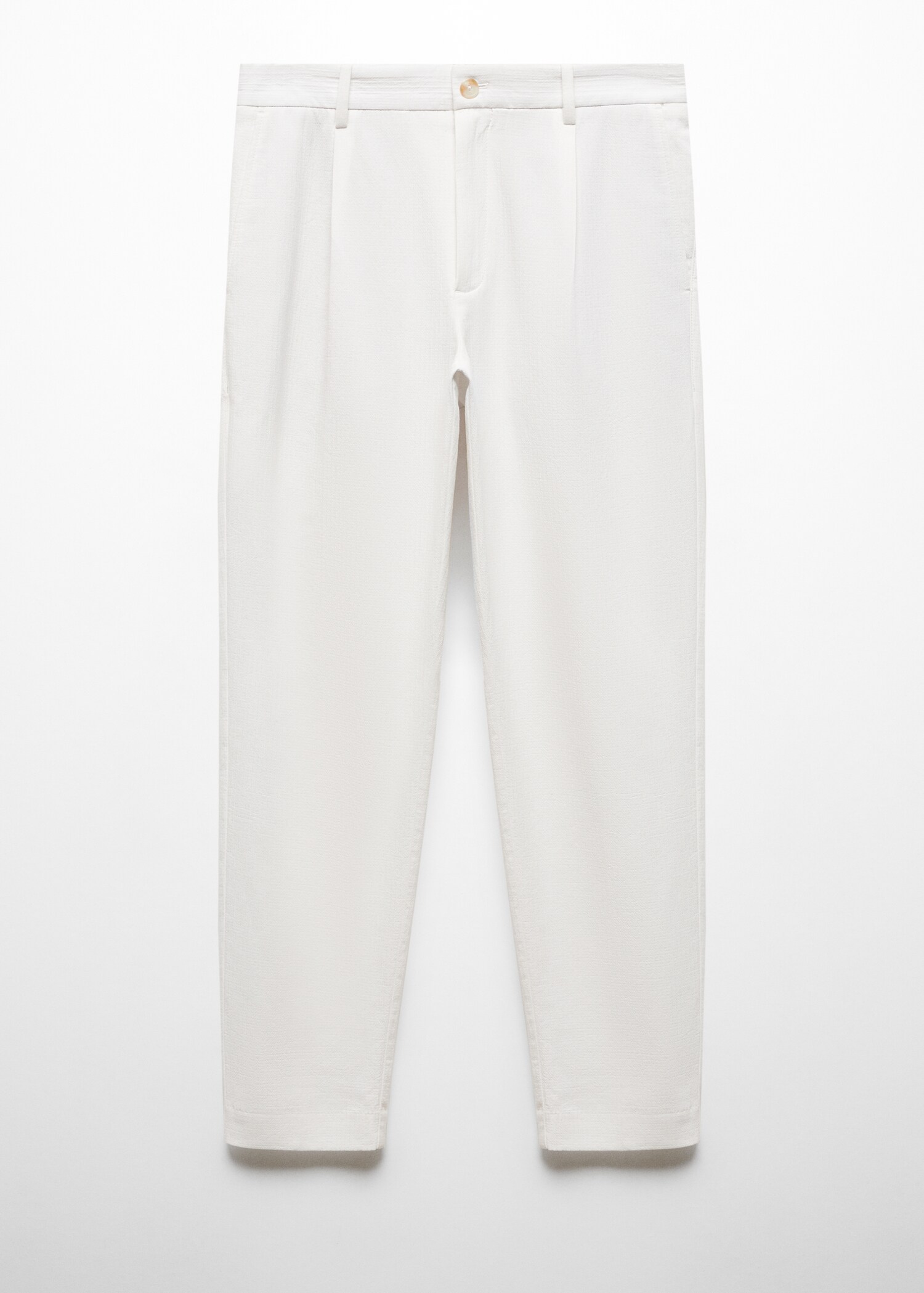 Pantalon coton brodé à pinces - Article sans modèle