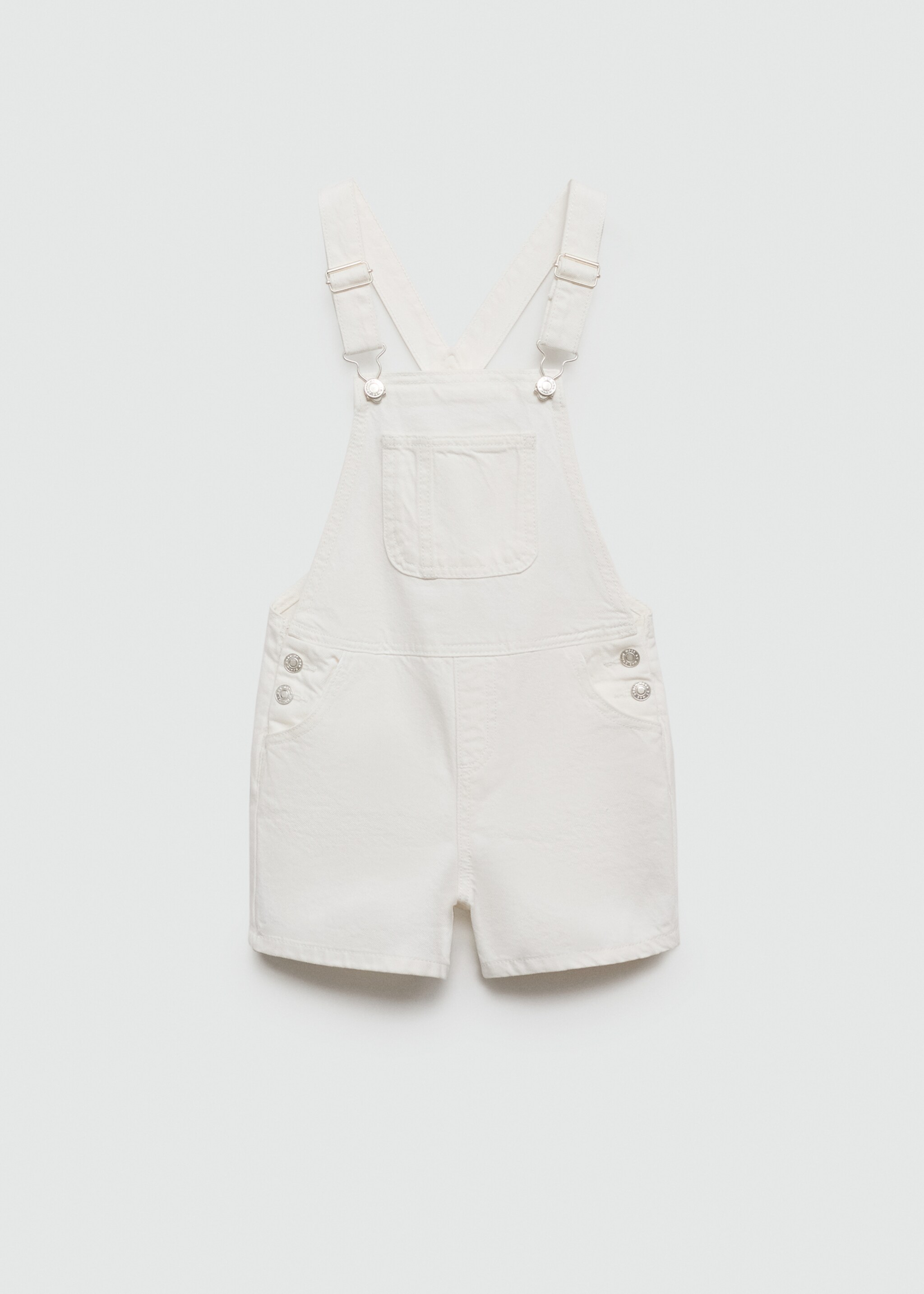 Short denim dungarees - Article without model