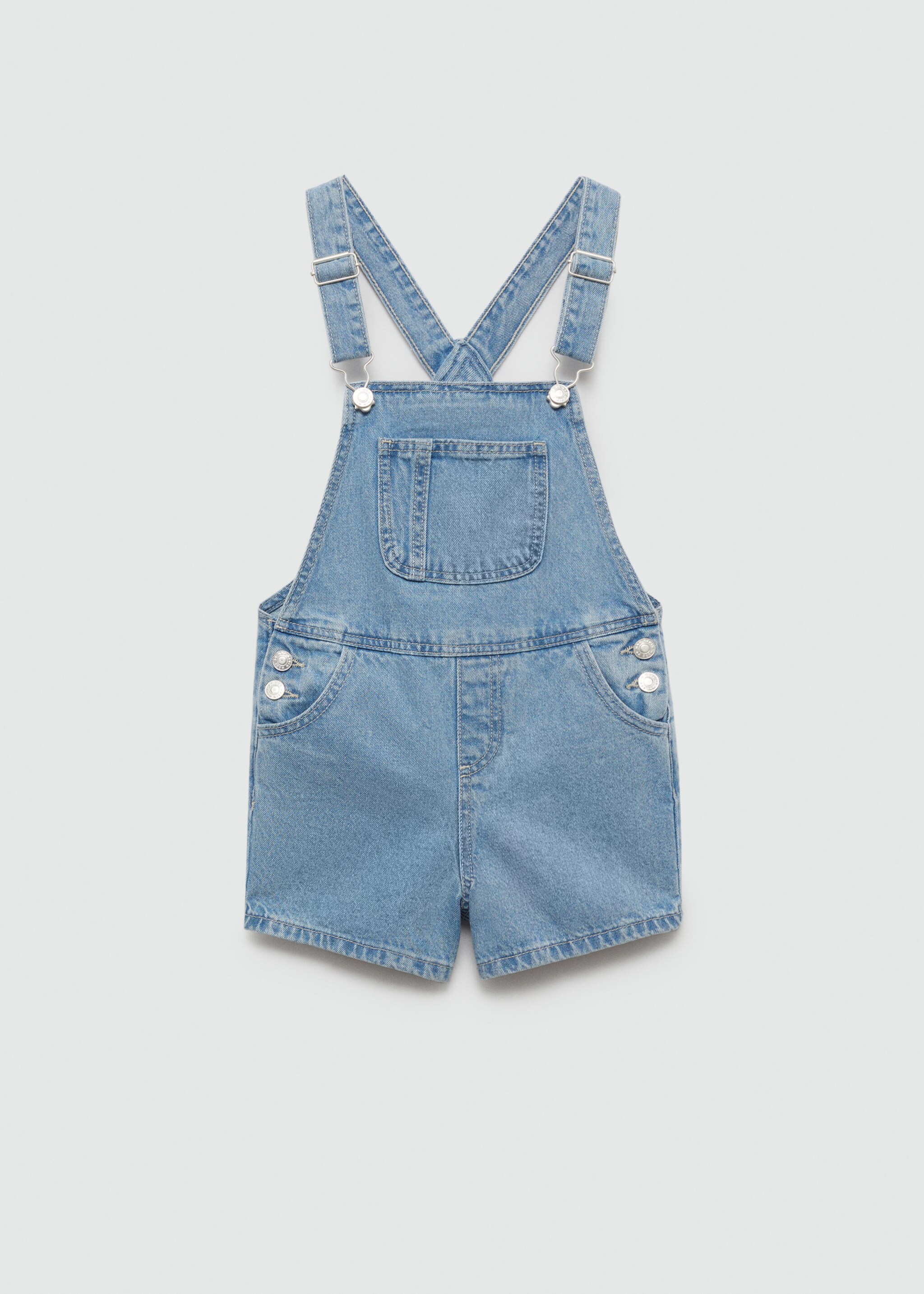 Salopetă scurtă din denim - Articol fără model