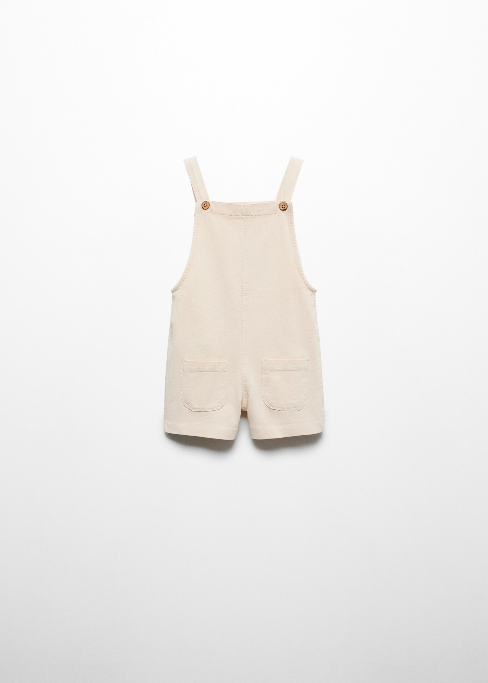 Short cotton dungarees - Article without model