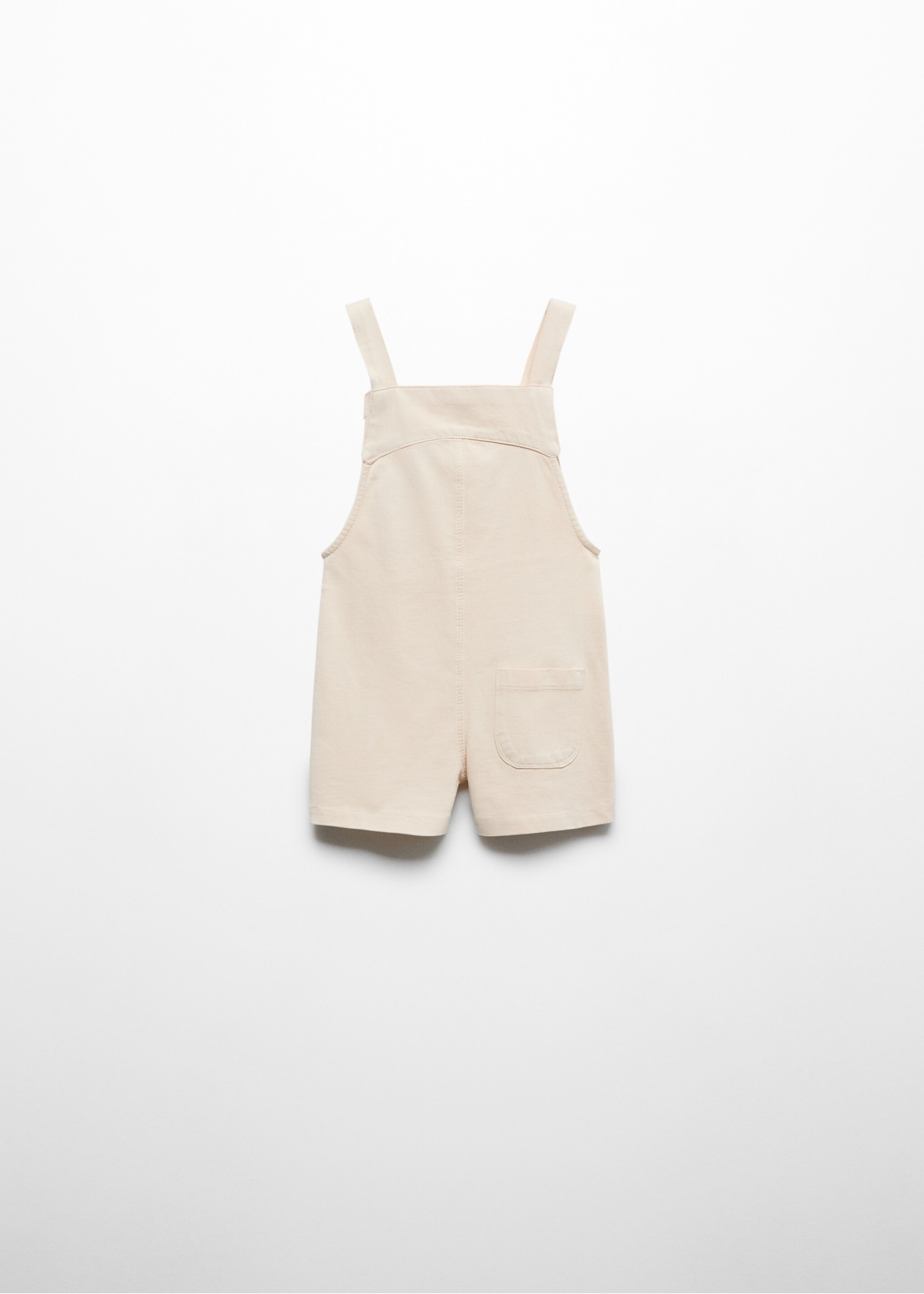 Short cotton dungarees - Reverse of the article