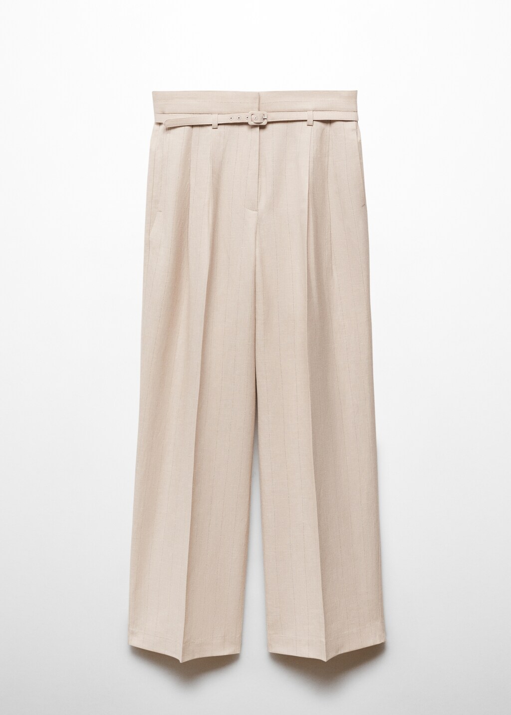 Suit trousers with belt clips - Women | MANGO OUTLET USA Suit trousers with belt clips - Women | MANGO OUTLET USA