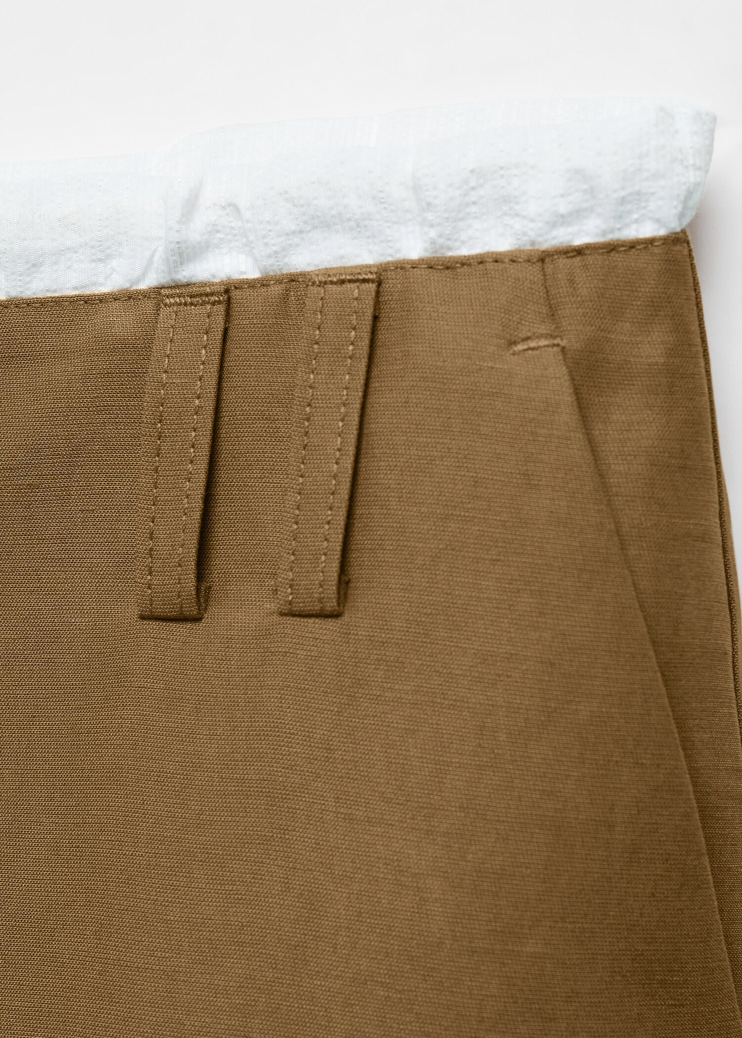 Contrast waist miniskirt - Details of the article 8