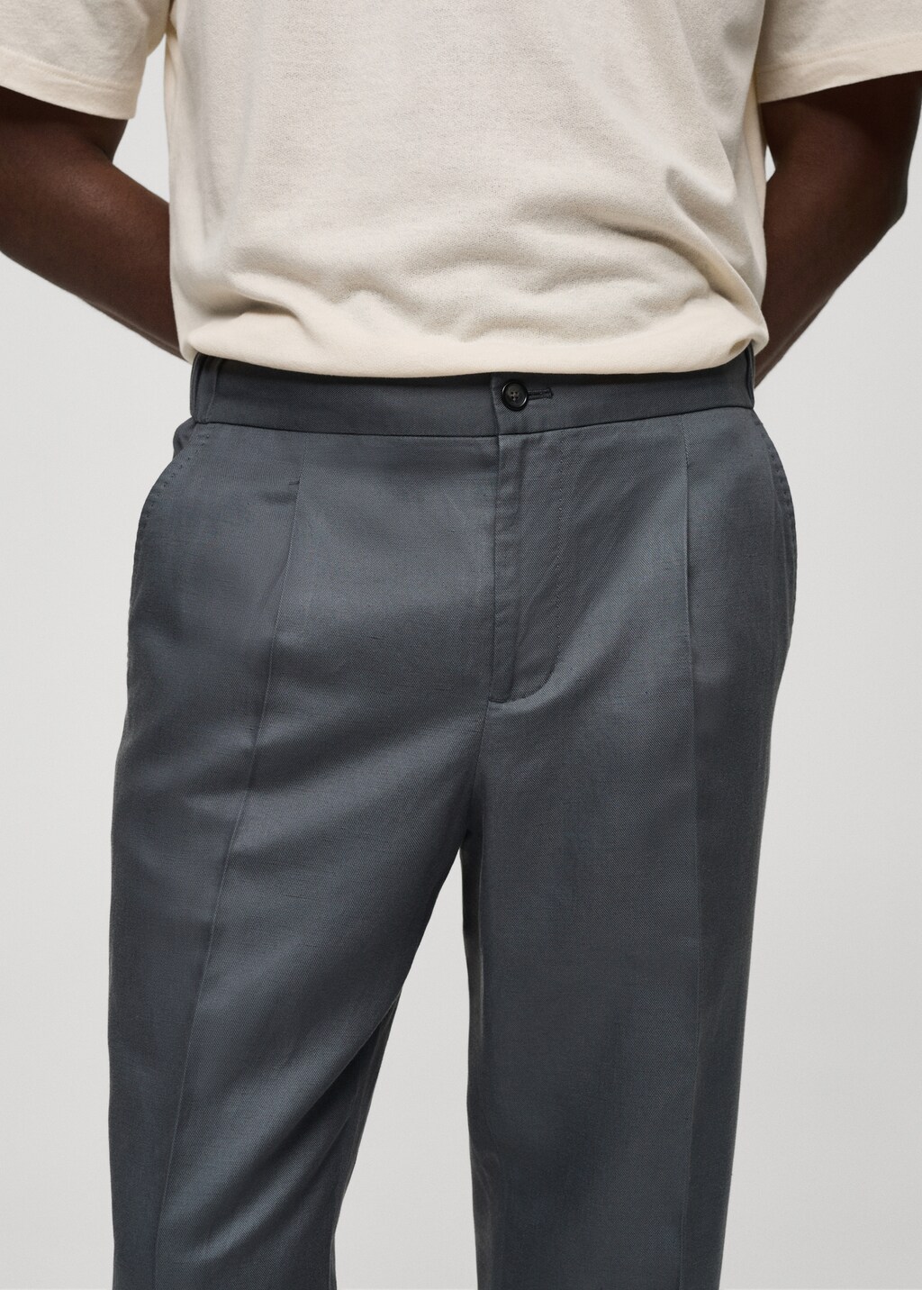 【INCHANT ME】[unisex] Stripe Tencel Two-Way Banding Slacks Elbeco E314RN TexTrop2 Polyester STRIPED Pants SIZE 46X29