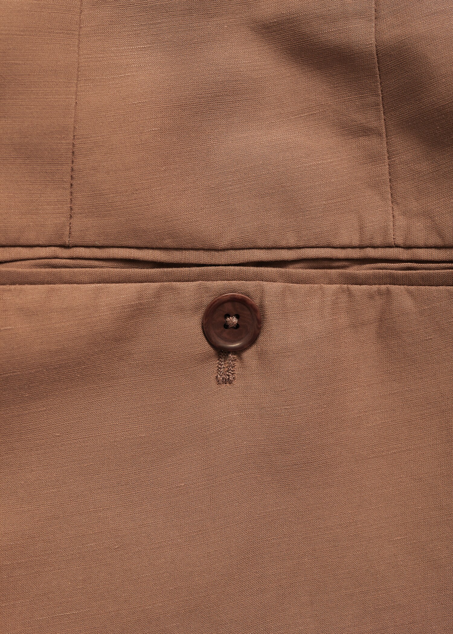 Cotton linen suit bermuda shorts - Details of the article 0