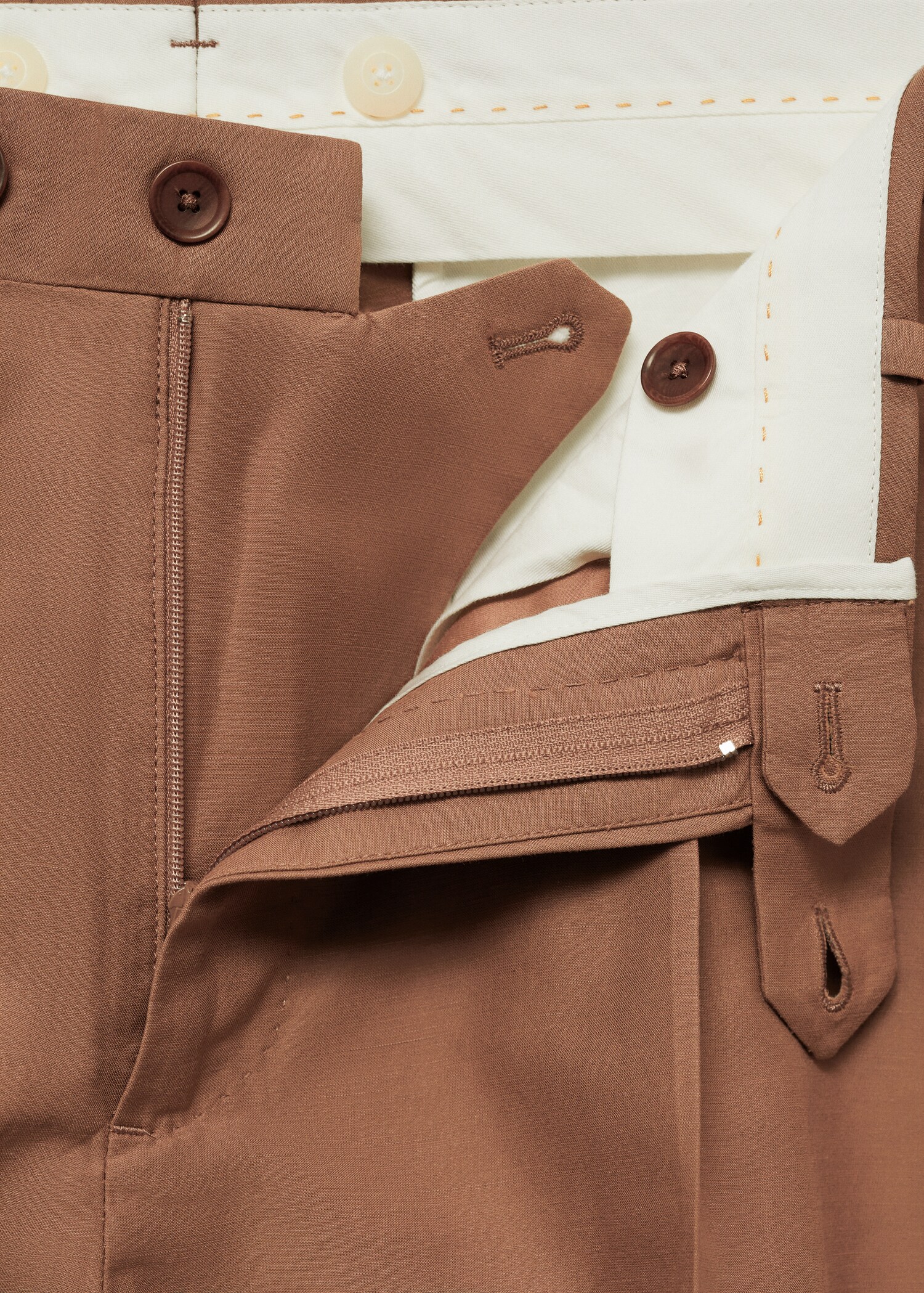 Cotton linen suit bermuda shorts - Details of the article 8