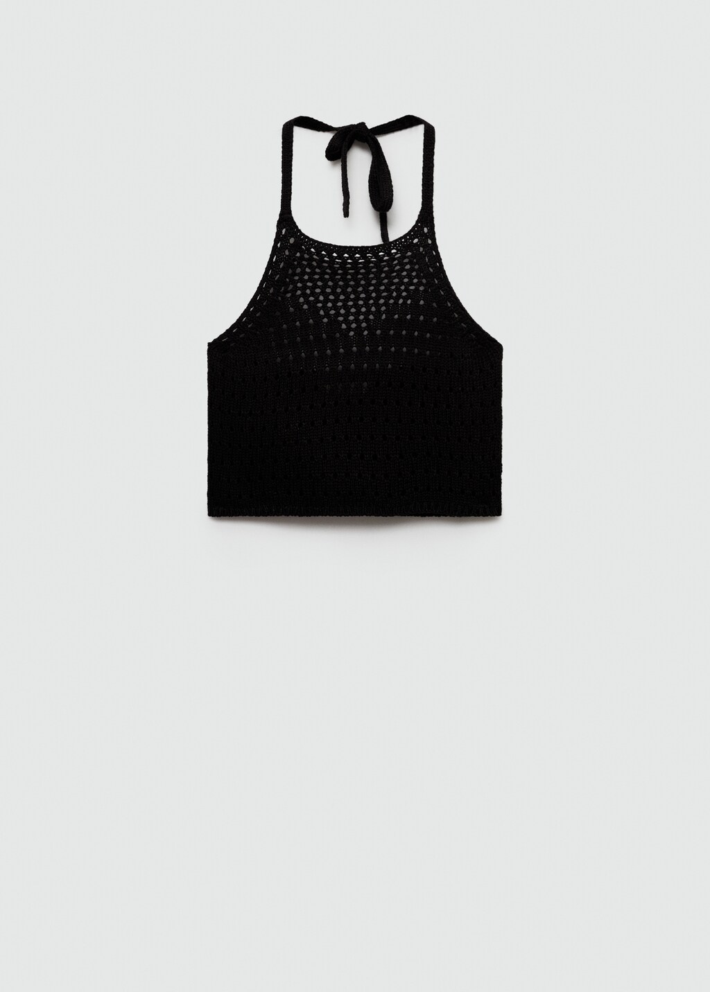 Halter neck crochet top - Teen Girl | MANGO OUTLET USA