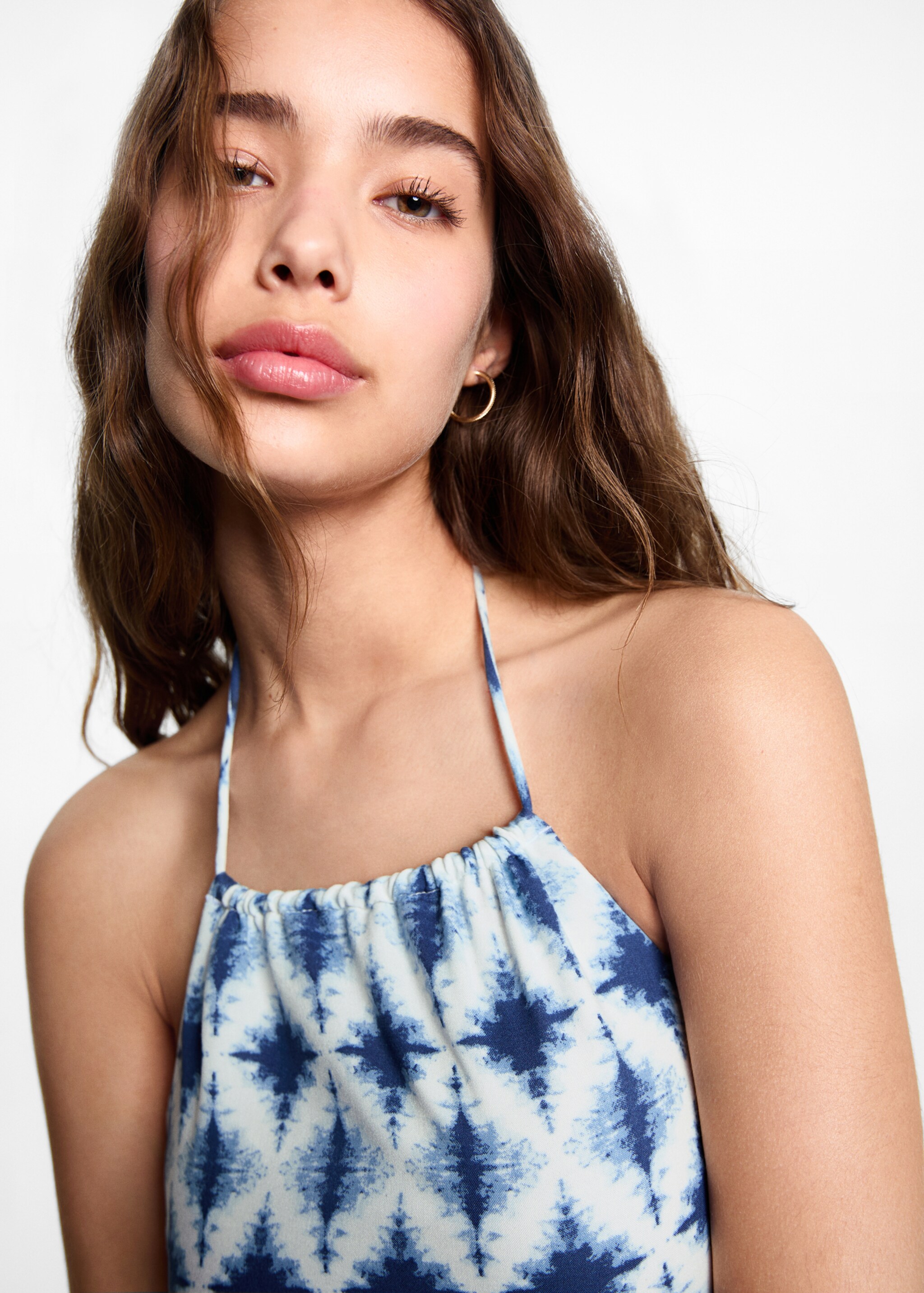 Printed jumpsuit with openings - Details of the article 1