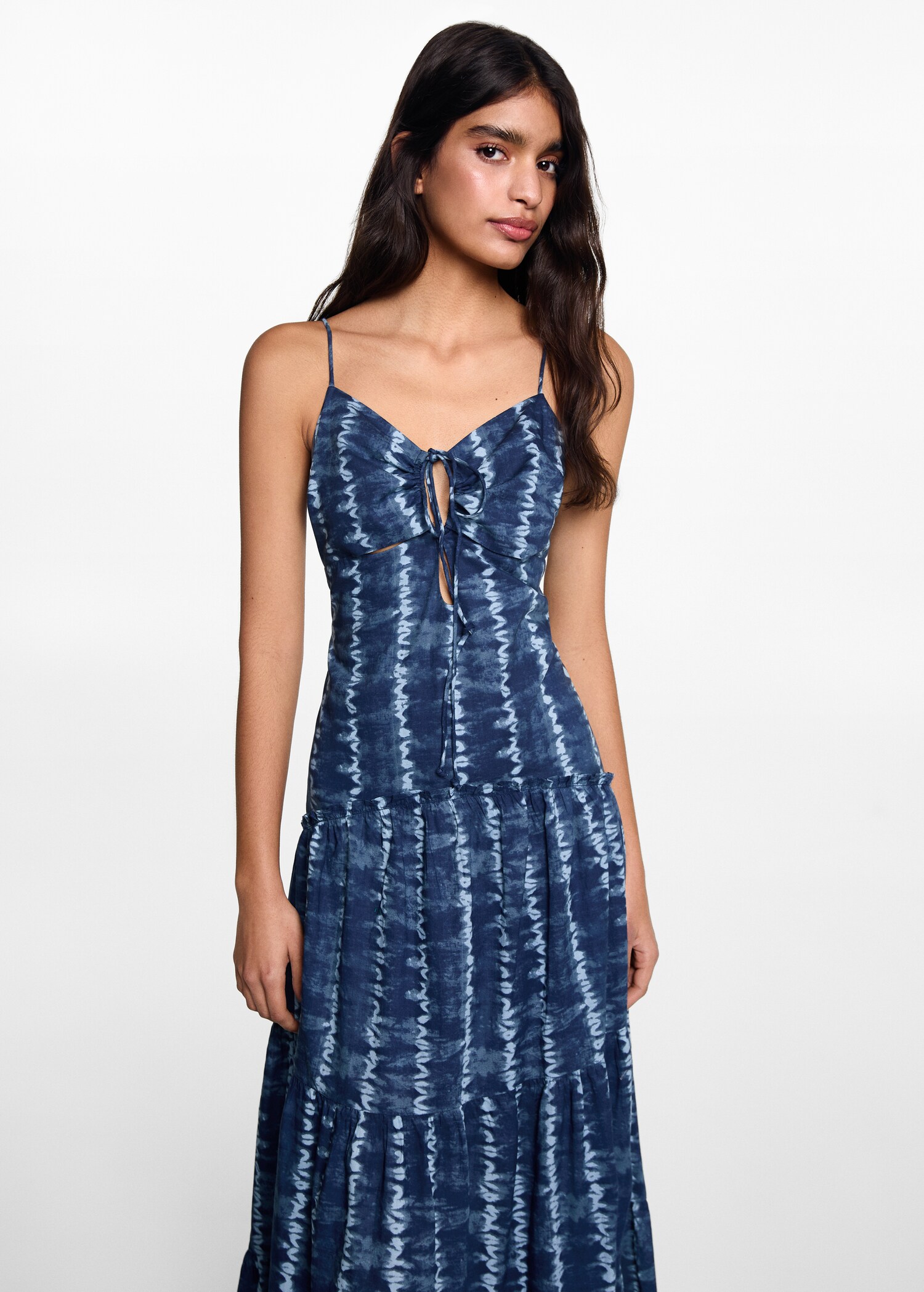 Tie-dye print dress - Medium plane