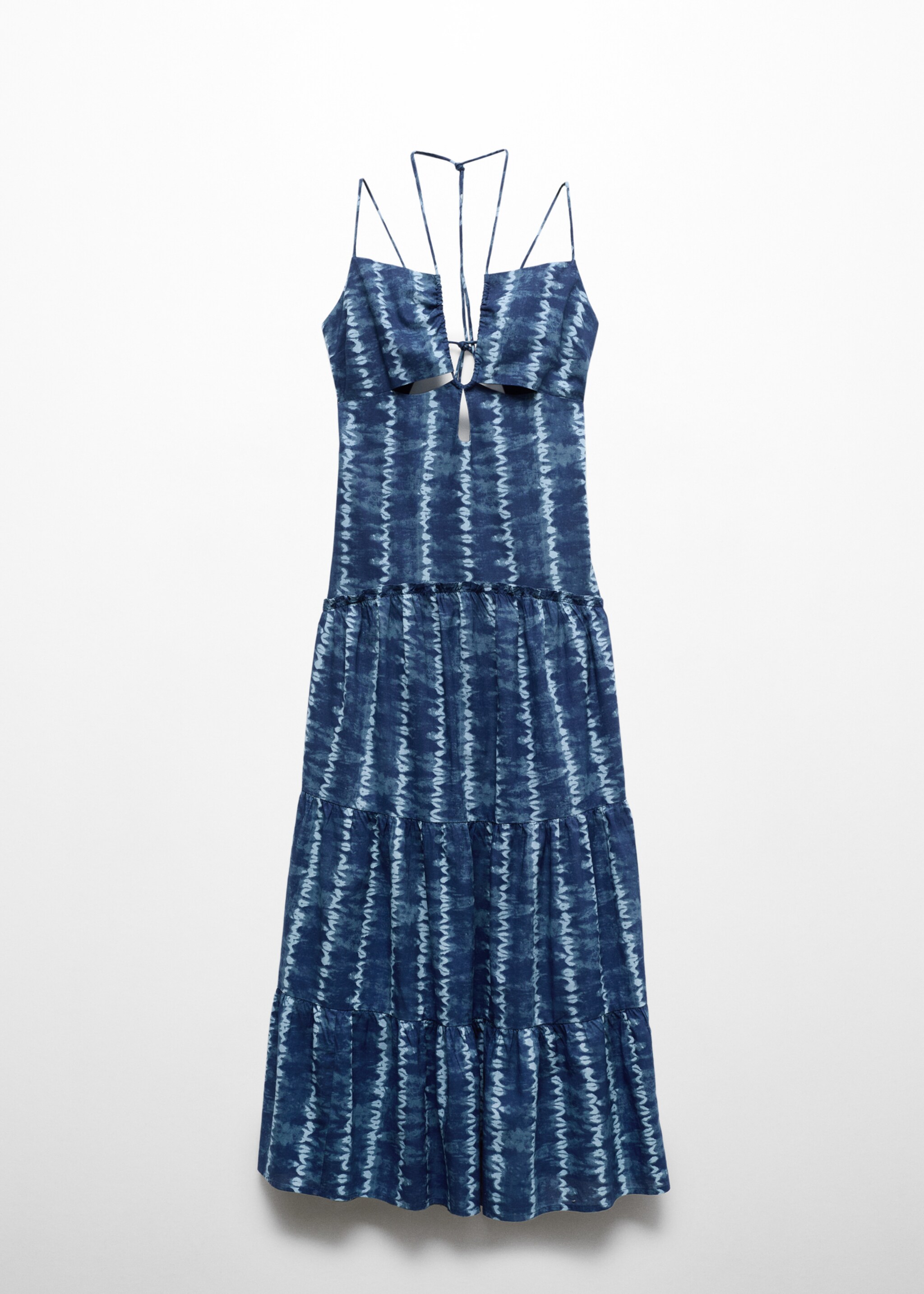 Šaty s potiskem tie-dye - Zboží bez modelu