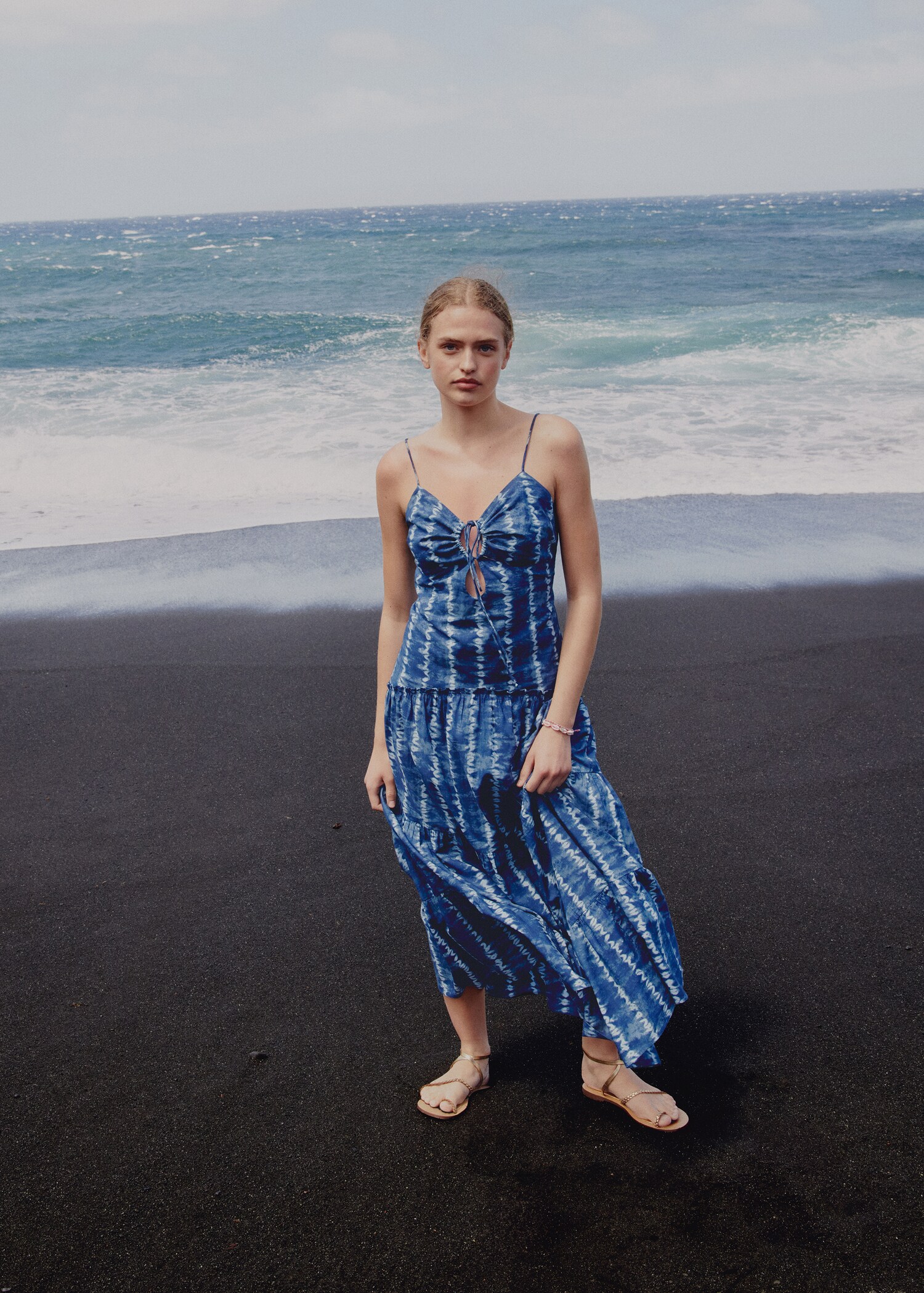 Tie-dye print dress - Details of the article 5