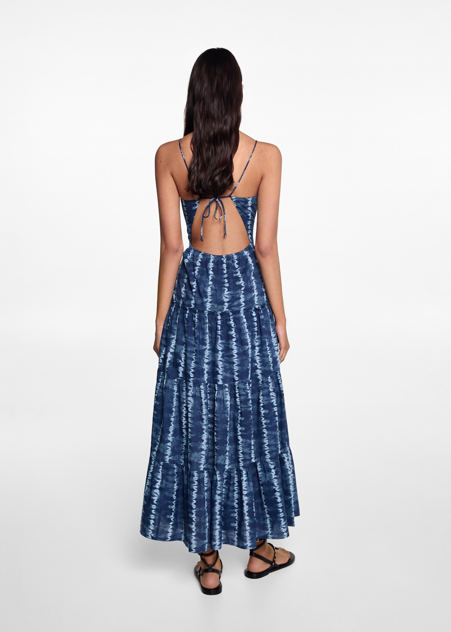 Tie-dye print dress - Reverse of the article
