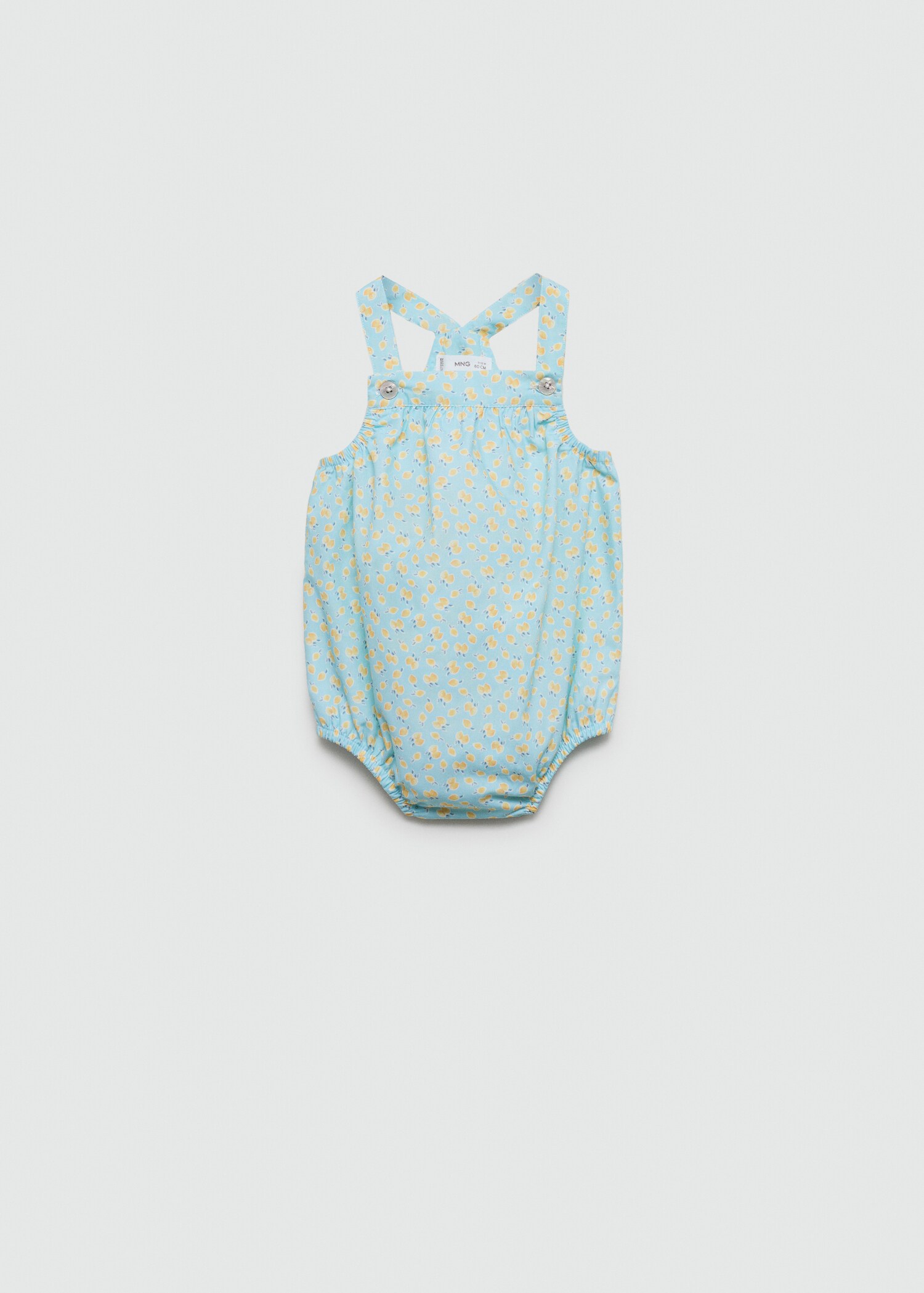 Print cotton one-piece suit - Article without model