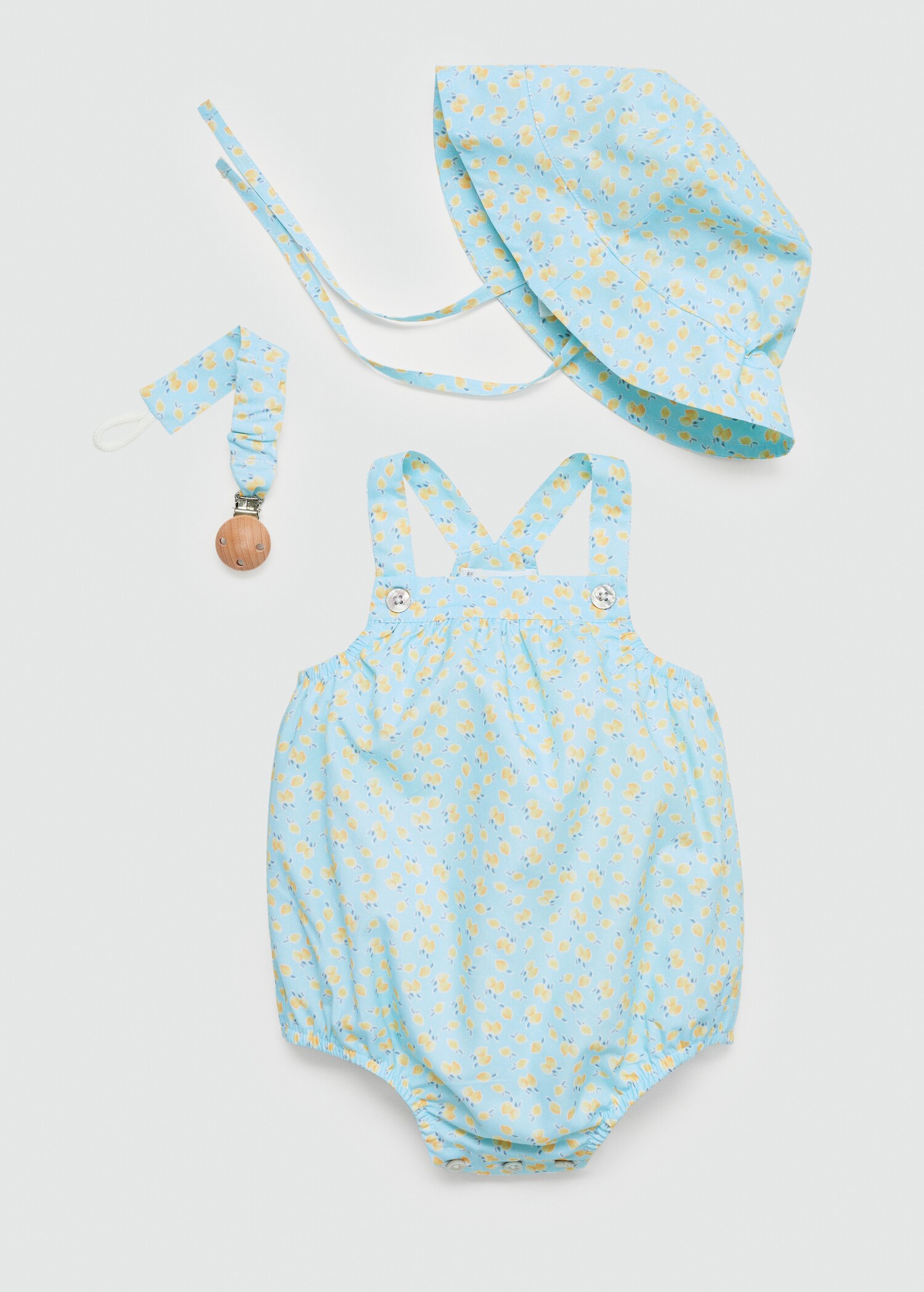 Print cotton one-piece suit - Details of the article 6