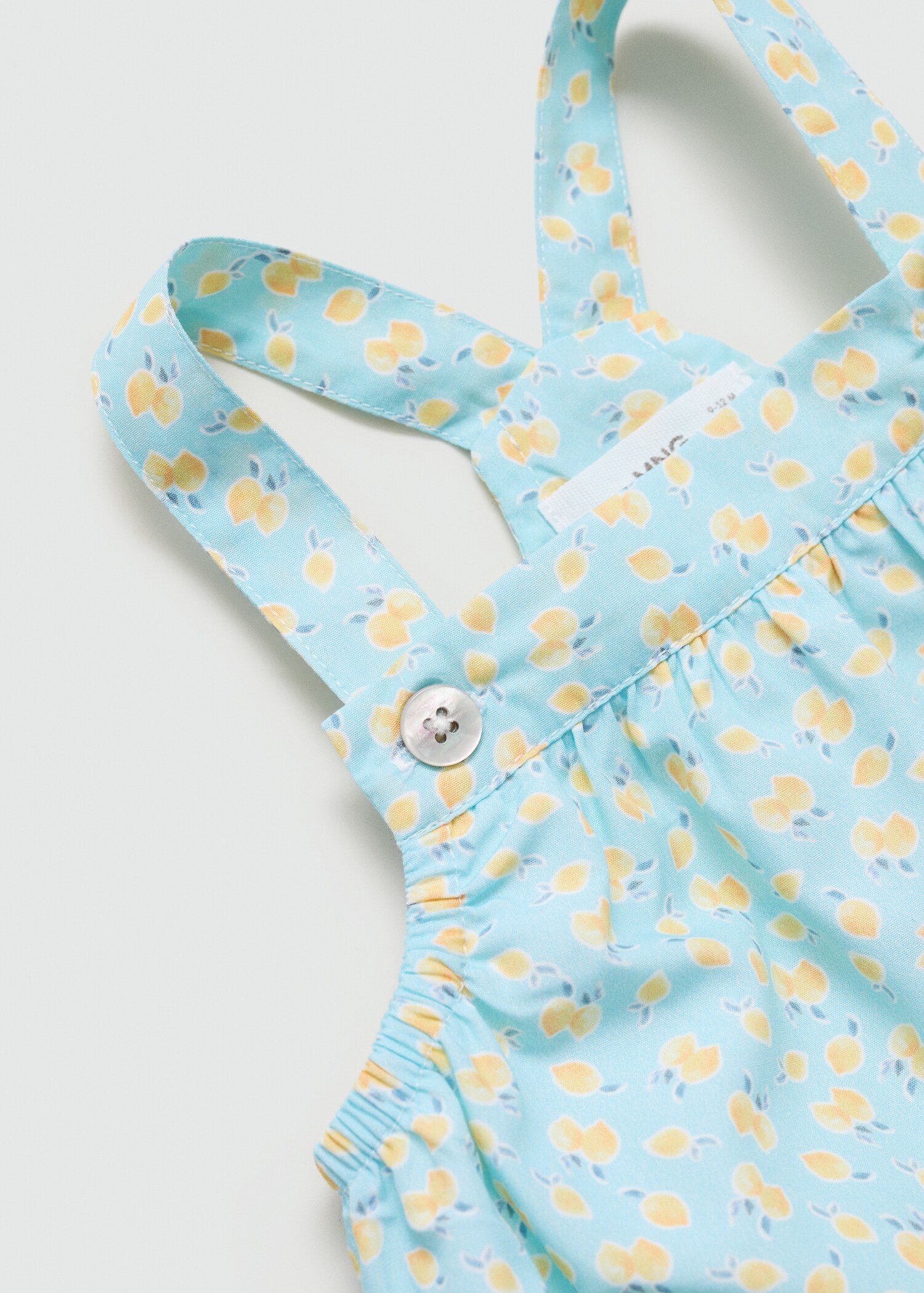 Print cotton one-piece suit - Details of the article 8