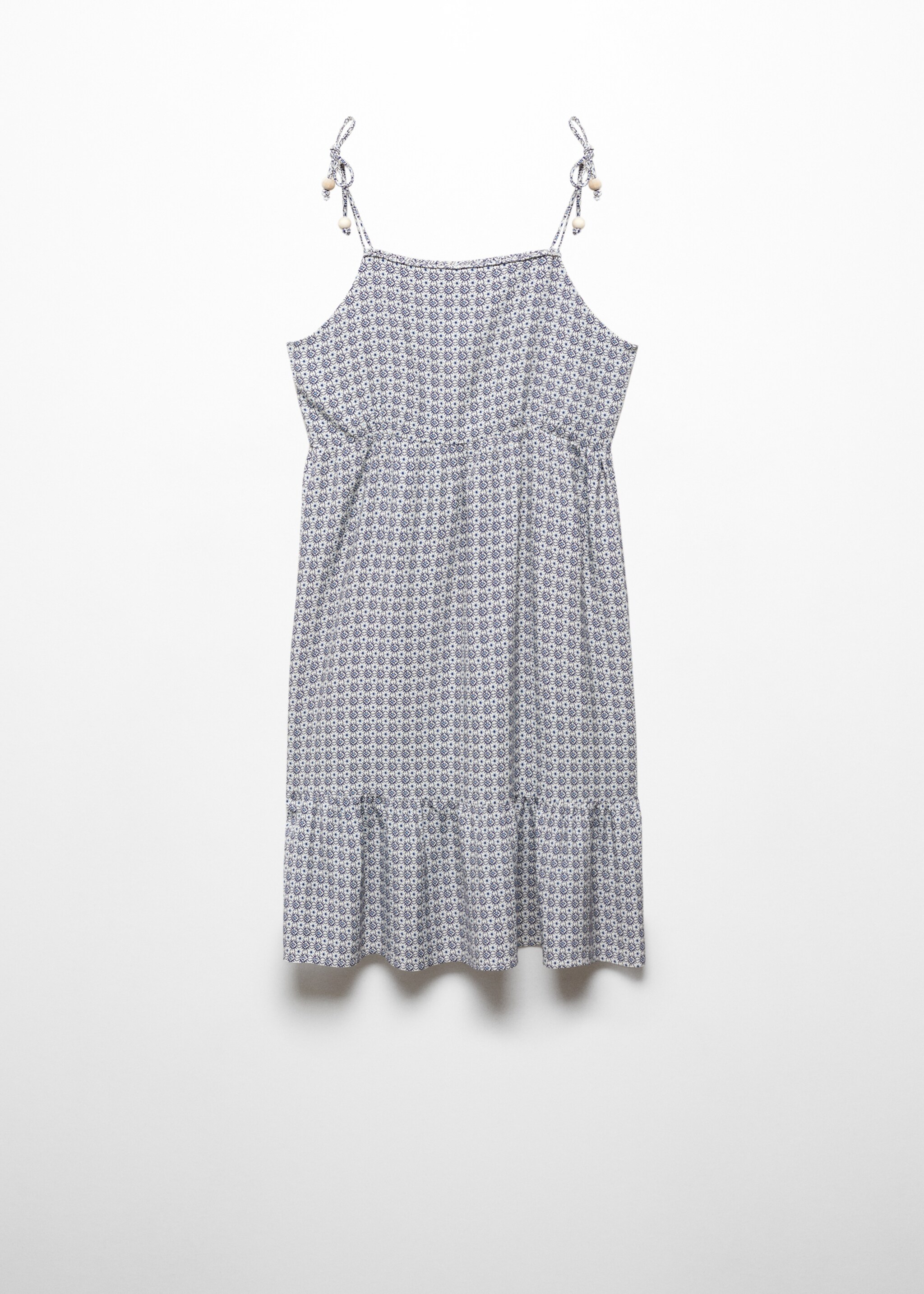 Ruffled printed dress - Article without model