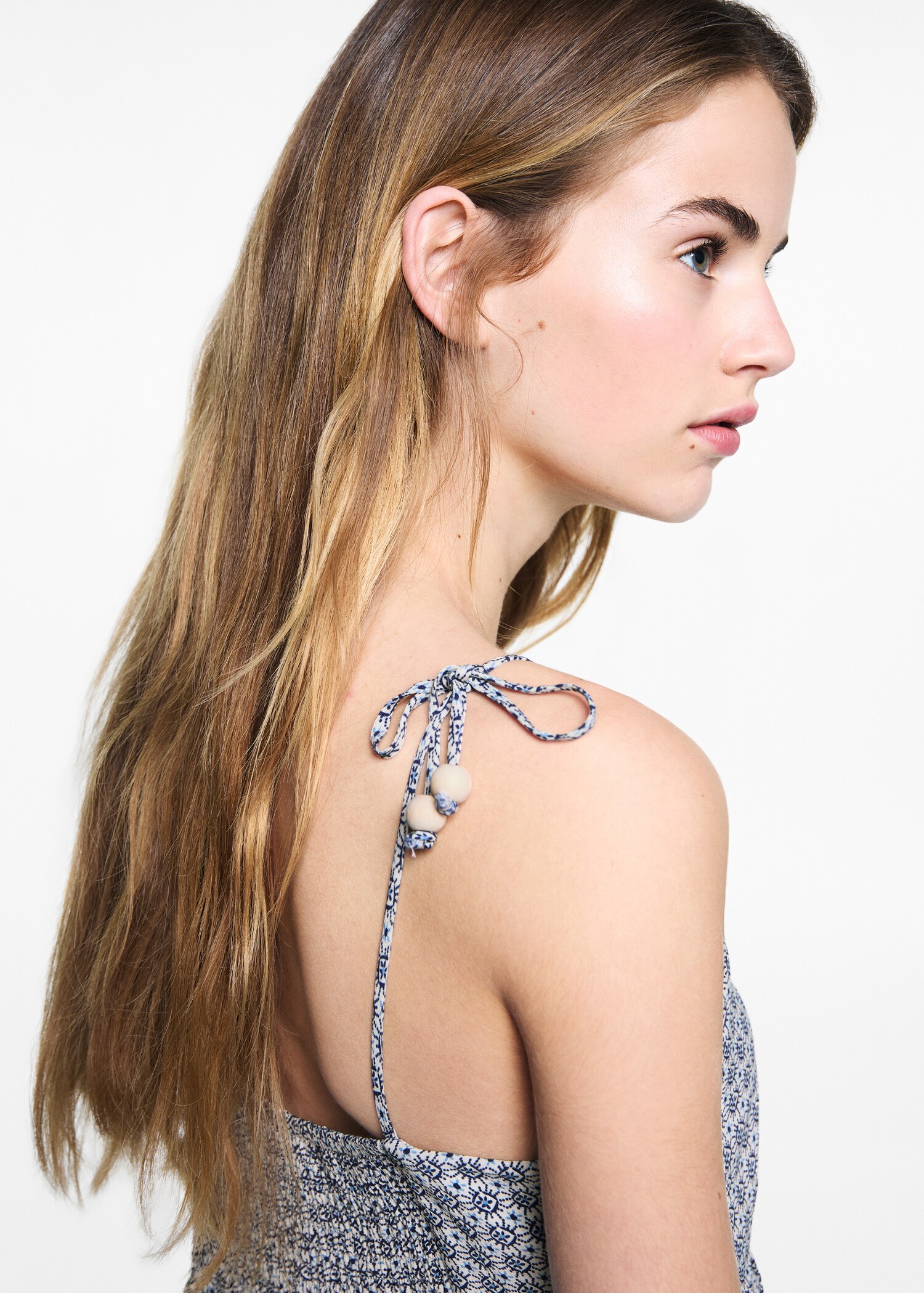 Bedrucktes Rüschenkleid - Detail des Artikels 1