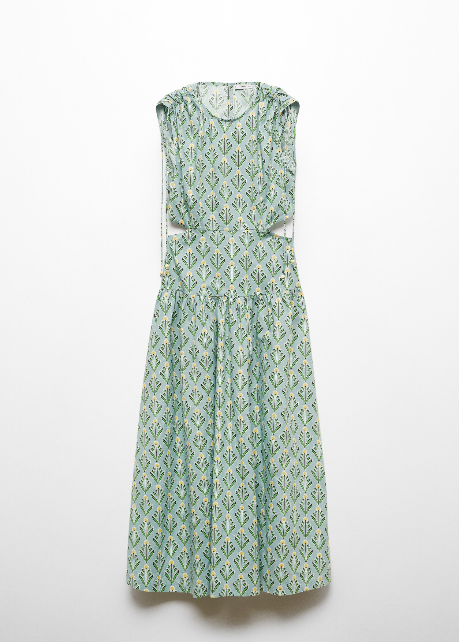 Printed dress with openings - Article without model