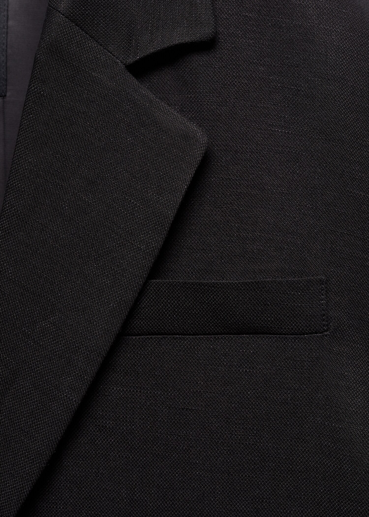 Linen jacket with buttons - Details of the article 8