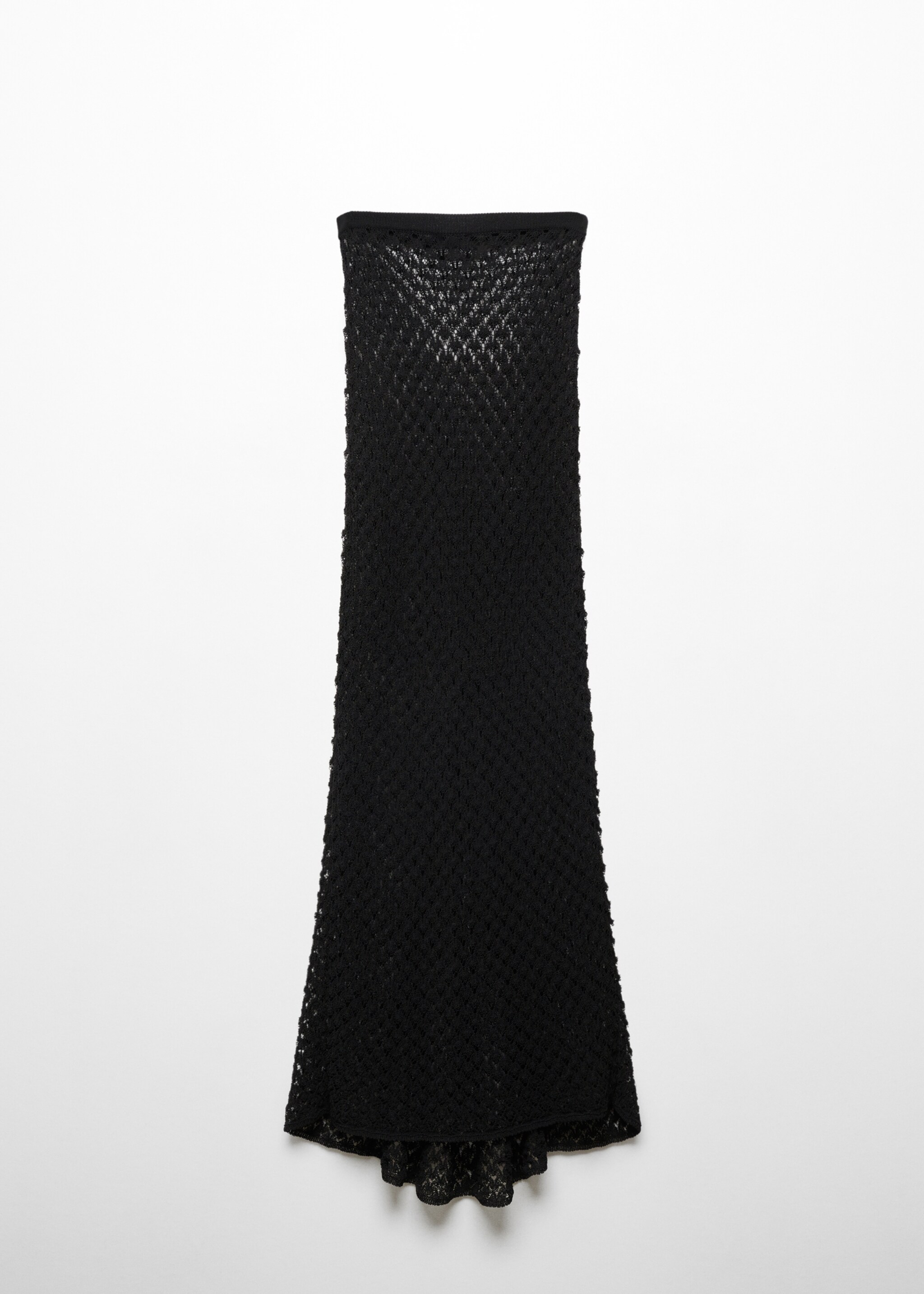 Asymmetrical crochet skirt - Article without model