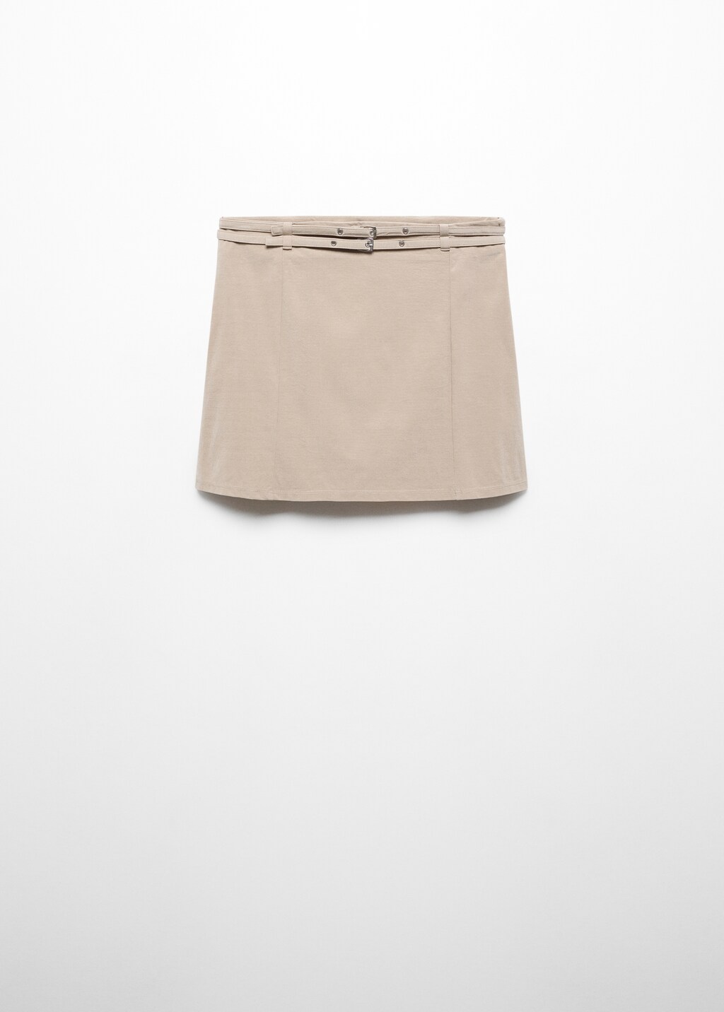 Double-belt mini-skirt - Women | MANGO OUTLET USA