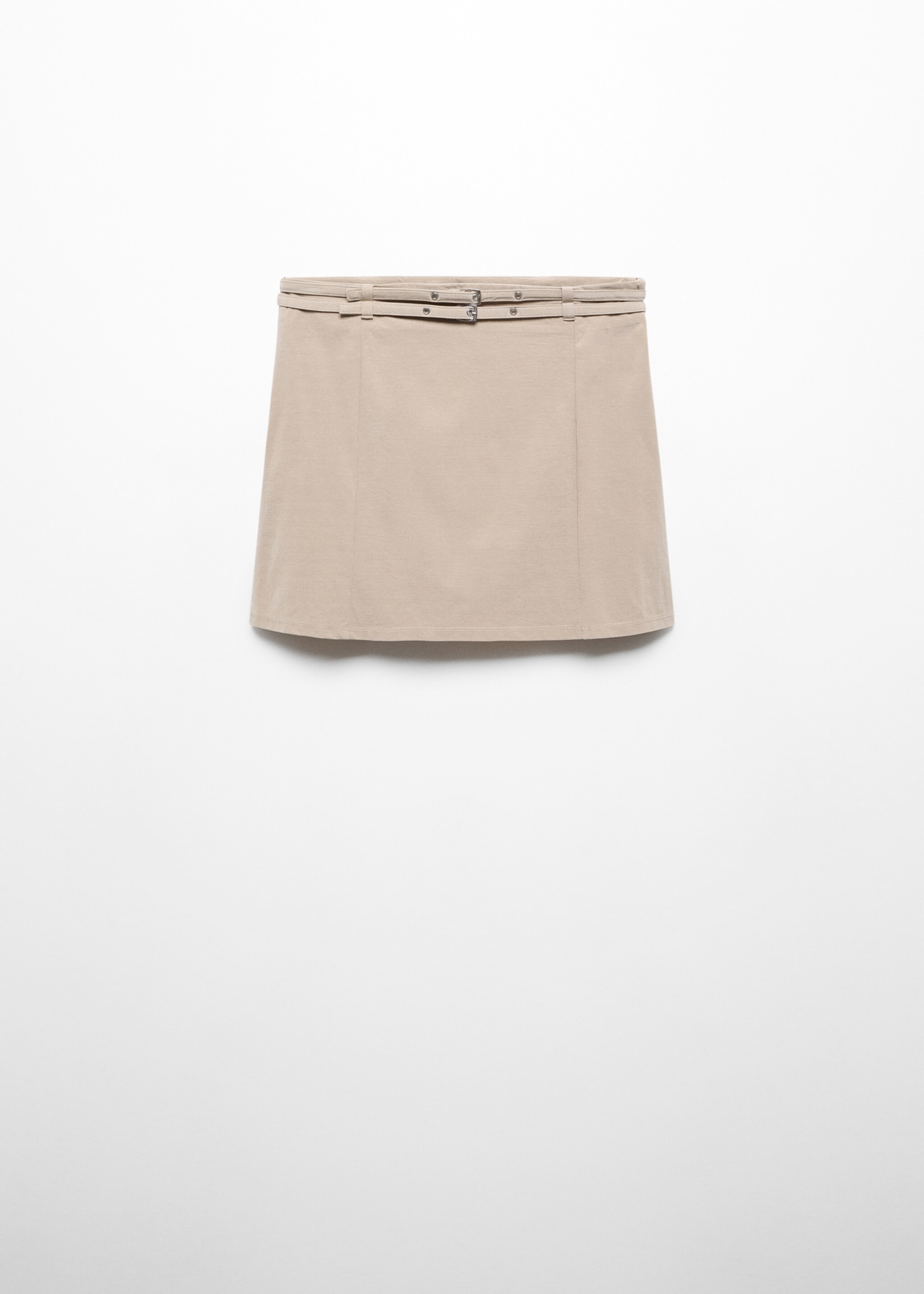 Double-belt mini-skirt - Article without model
