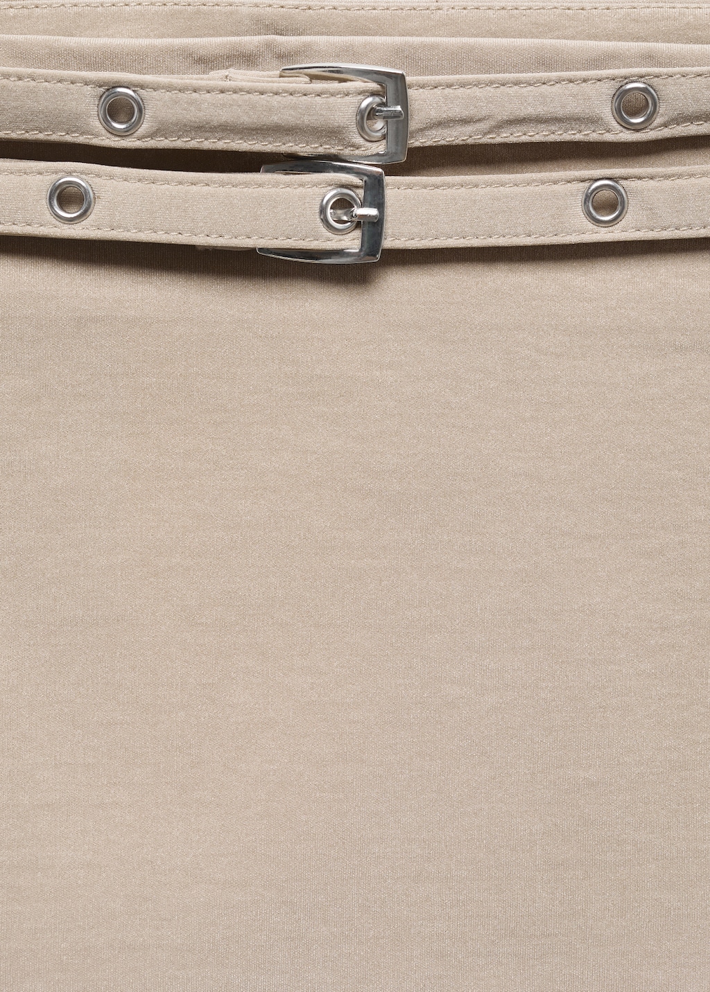 Double-belt mini-skirt - Women | MANGO OUTLET USA