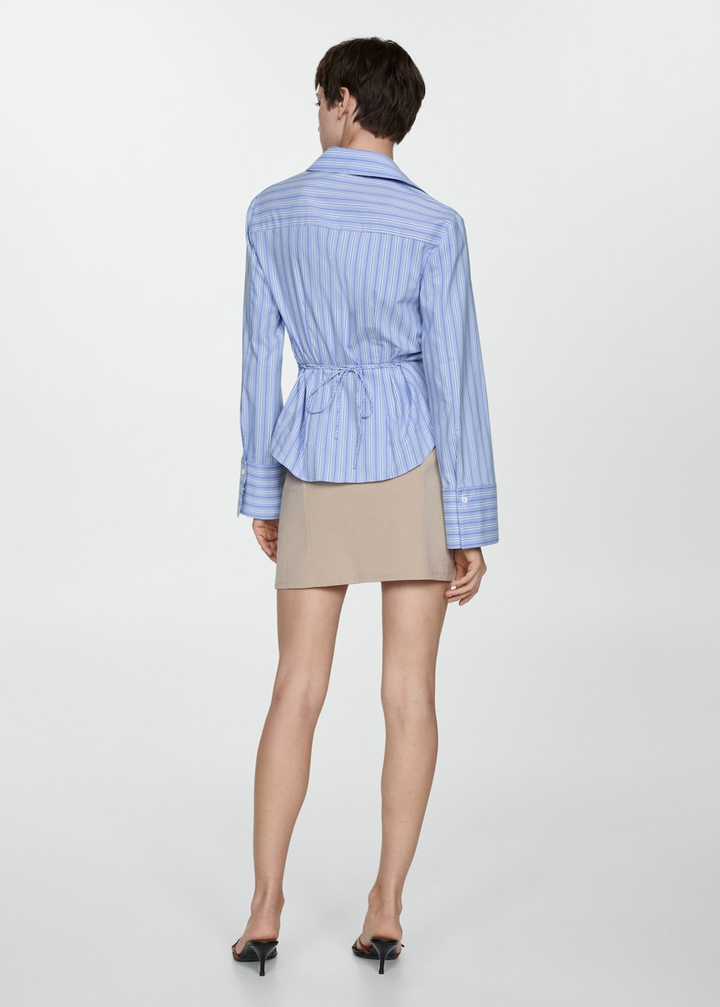 Double-belt mini-skirt - Women | MANGO OUTLET USA