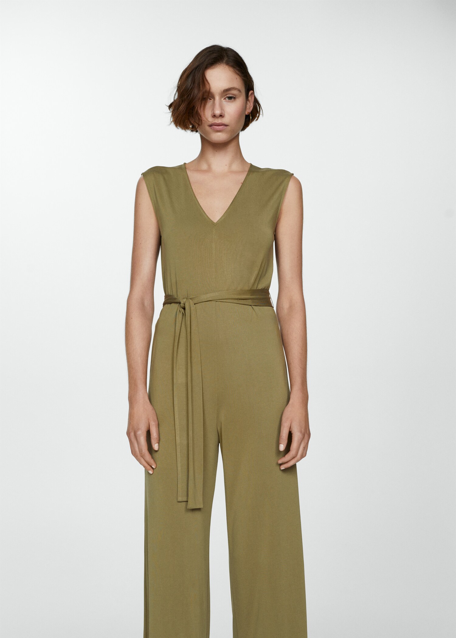 Bow long jumpsuit - Medium plane