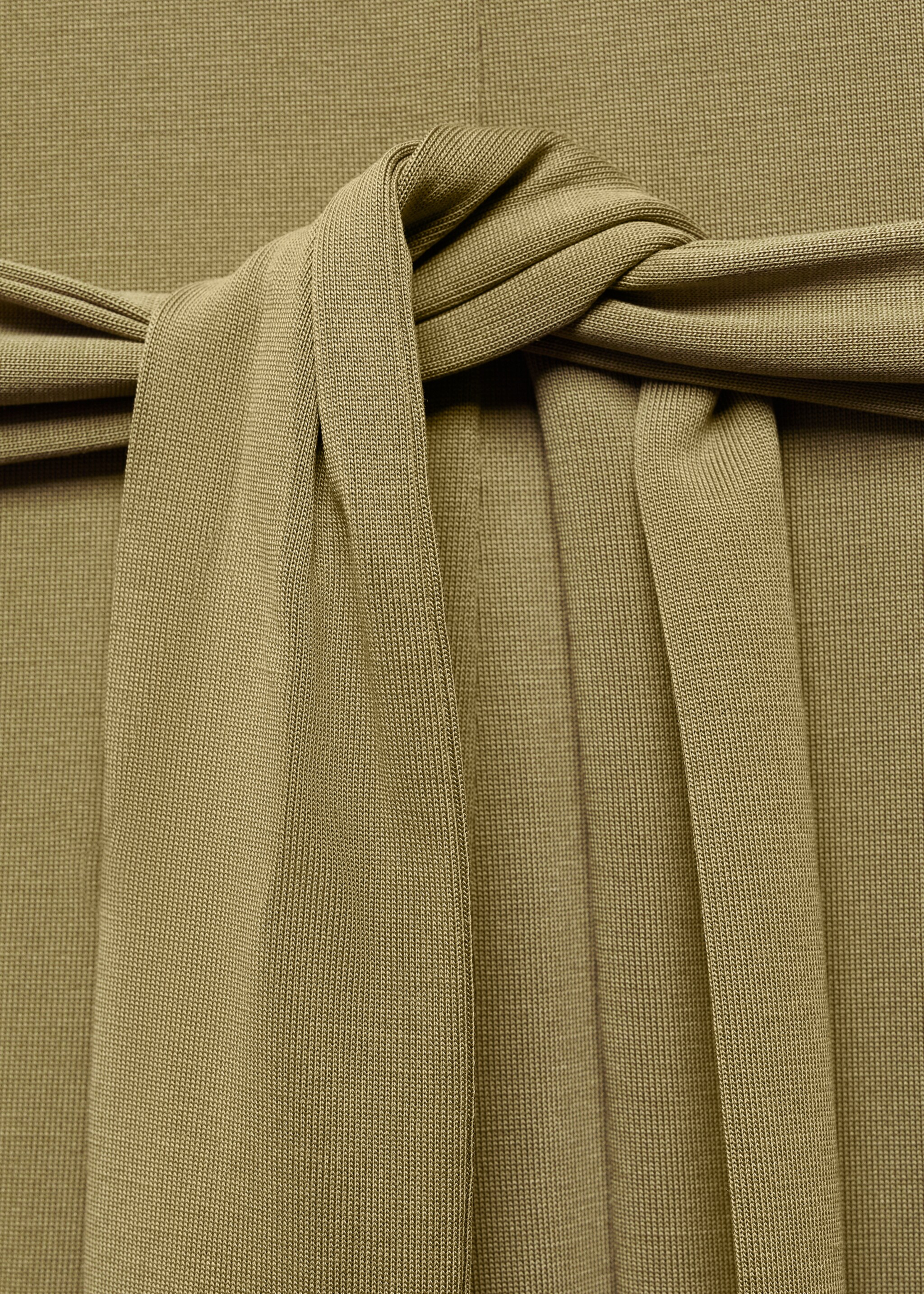 Jumpsuit lunga laccio - Dettaglio dell'articolo 8, Kaki. Ref: 67078652-00.