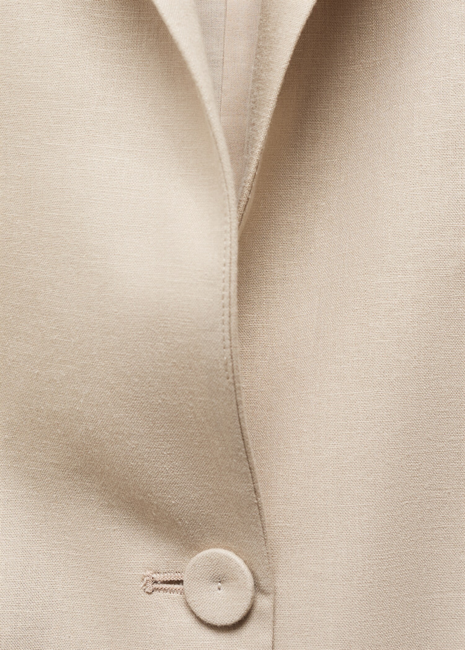 Leinenblazer mit geknöpften Manschetten - Detail des Artikels 8