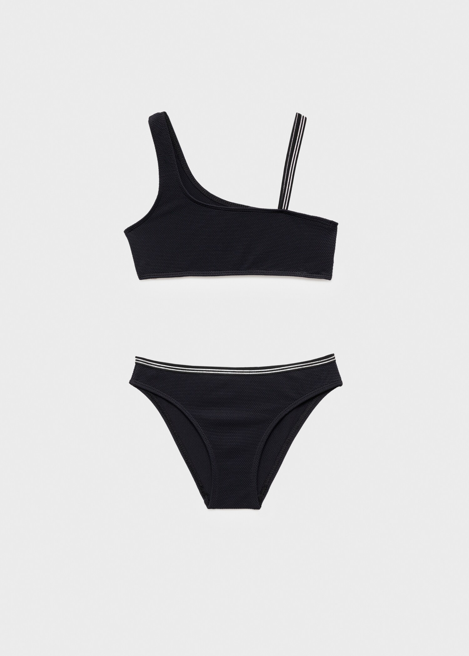 Asymmetrical textured bikini - Article without model