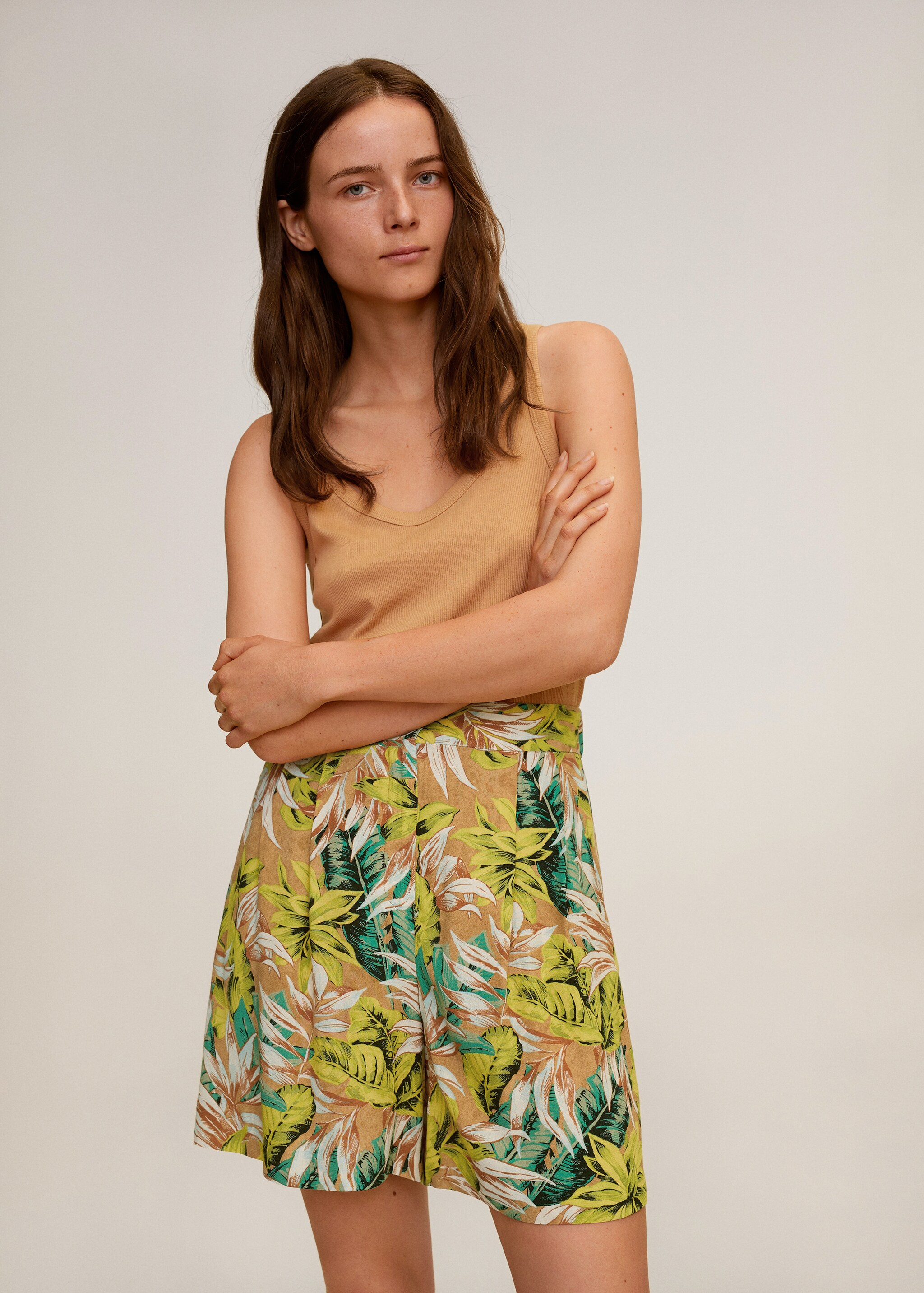 Tropical print shorts - Medium plane